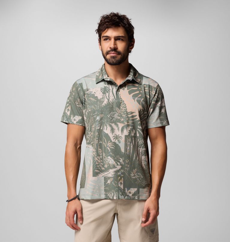men pfg super slack tide ii stretch polo