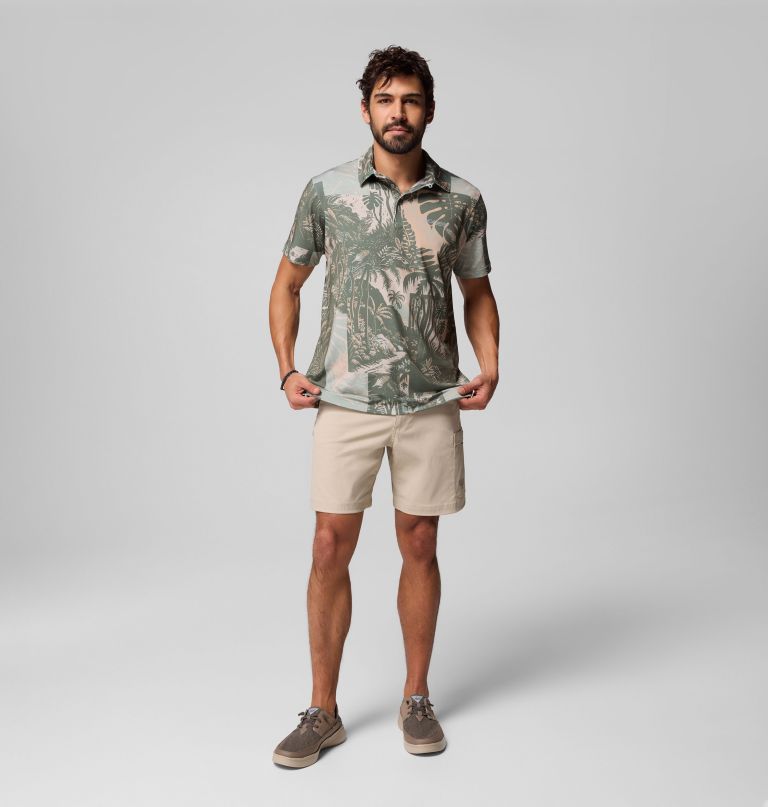 men pfg super slack tide ii stretch polo