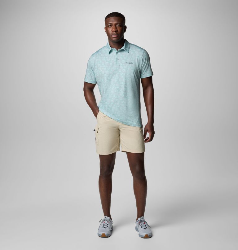 men pfg super slack tide ii stretch polo