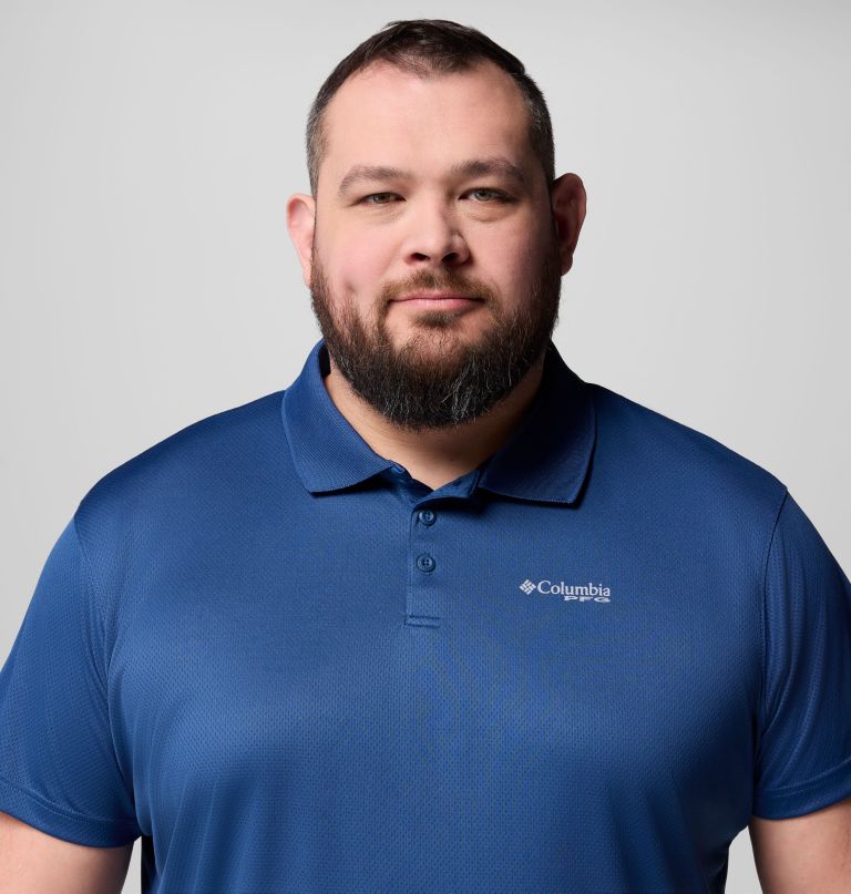 men pfg solar stream polo shirt - big