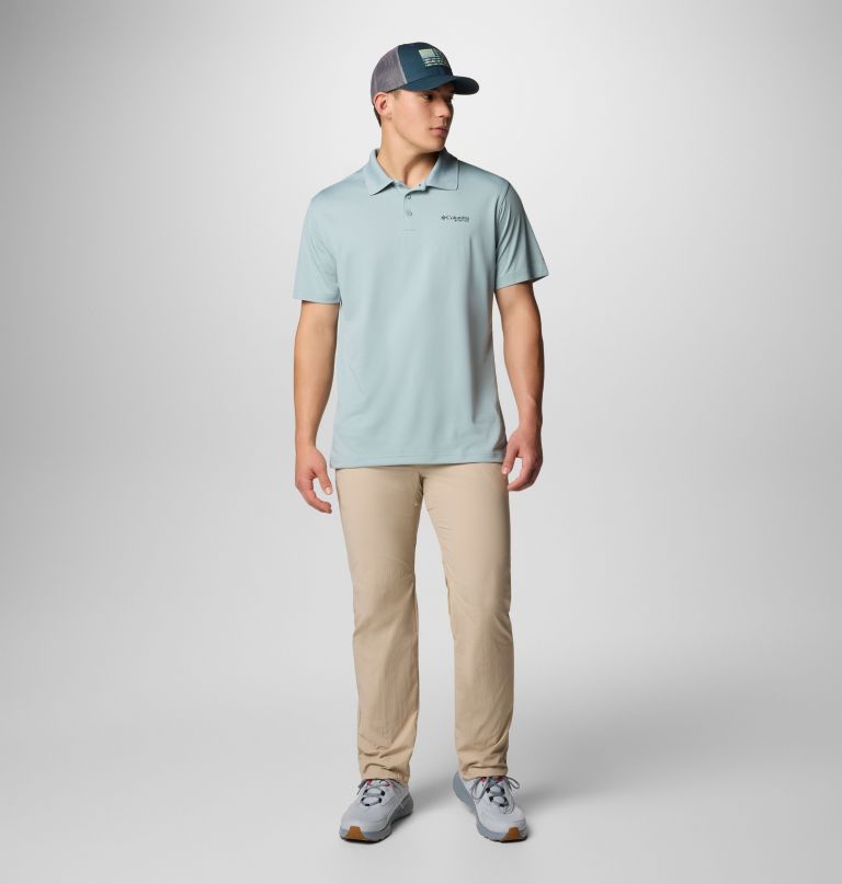 men pfg solar stream polo shirt - tall