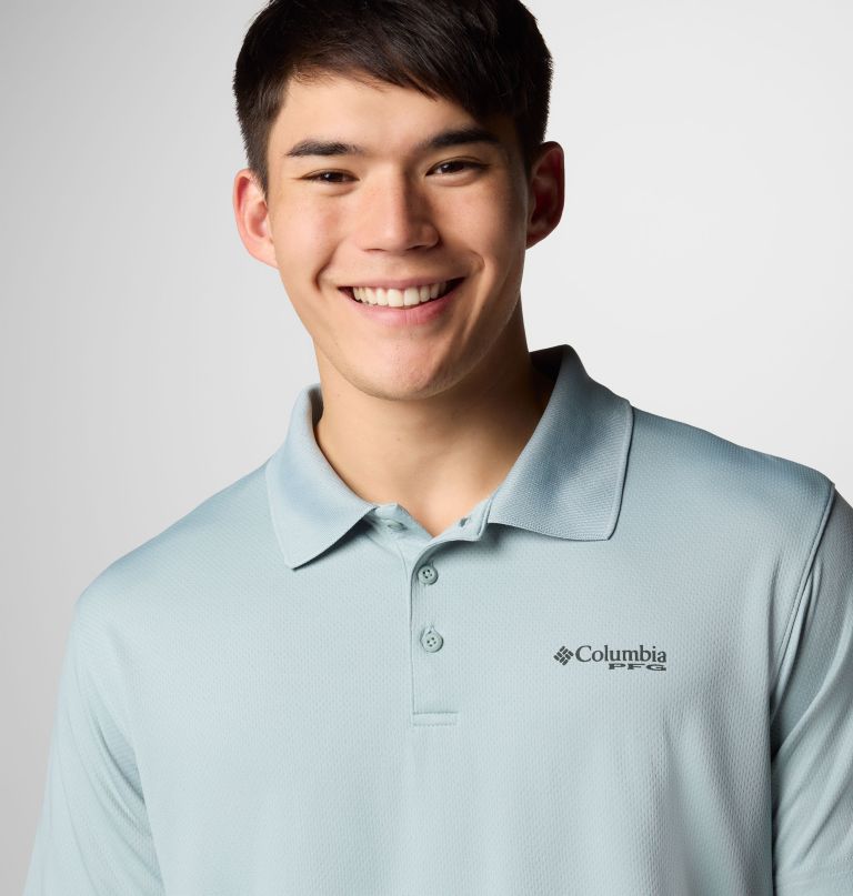 men pfg solar stream polo shirt - tall