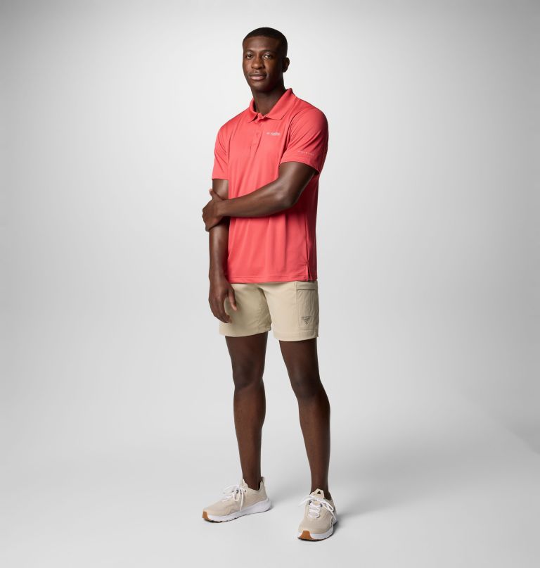 men pfg solar stream polo shirt - tall