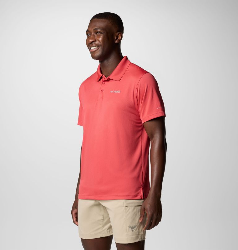 men pfg solar stream polo shirt - tall