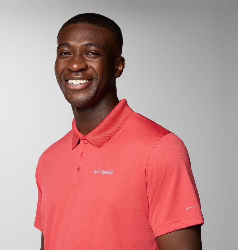 men pfg solar stream polo shirt - tall