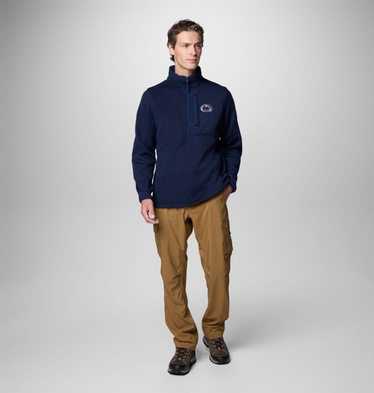 men collegiate sweater weather fleece half zip pullover - penn state