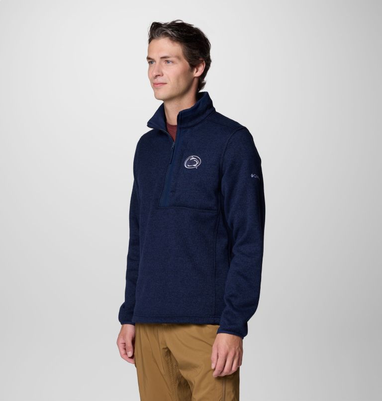 men collegiate sweater weather fleece half zip pullover - penn state