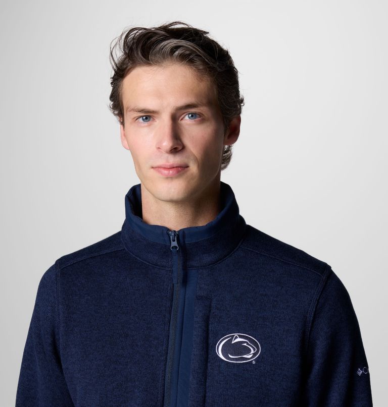 men collegiate sweater weather fleece half zip pullover - penn state