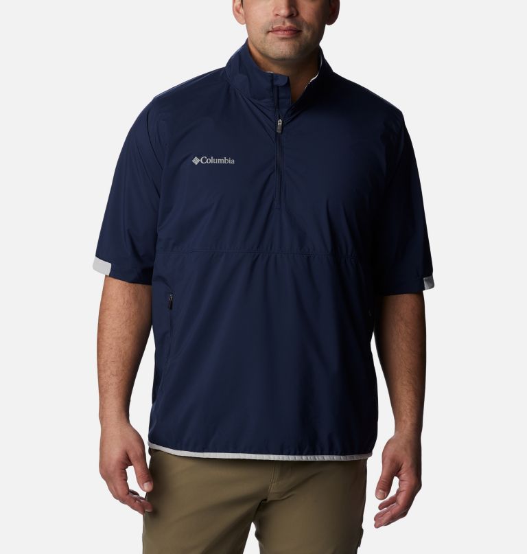 men big shot golf pullover windbreaker