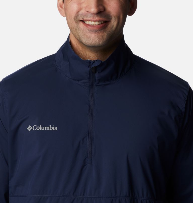 men big shot golf pullover windbreaker