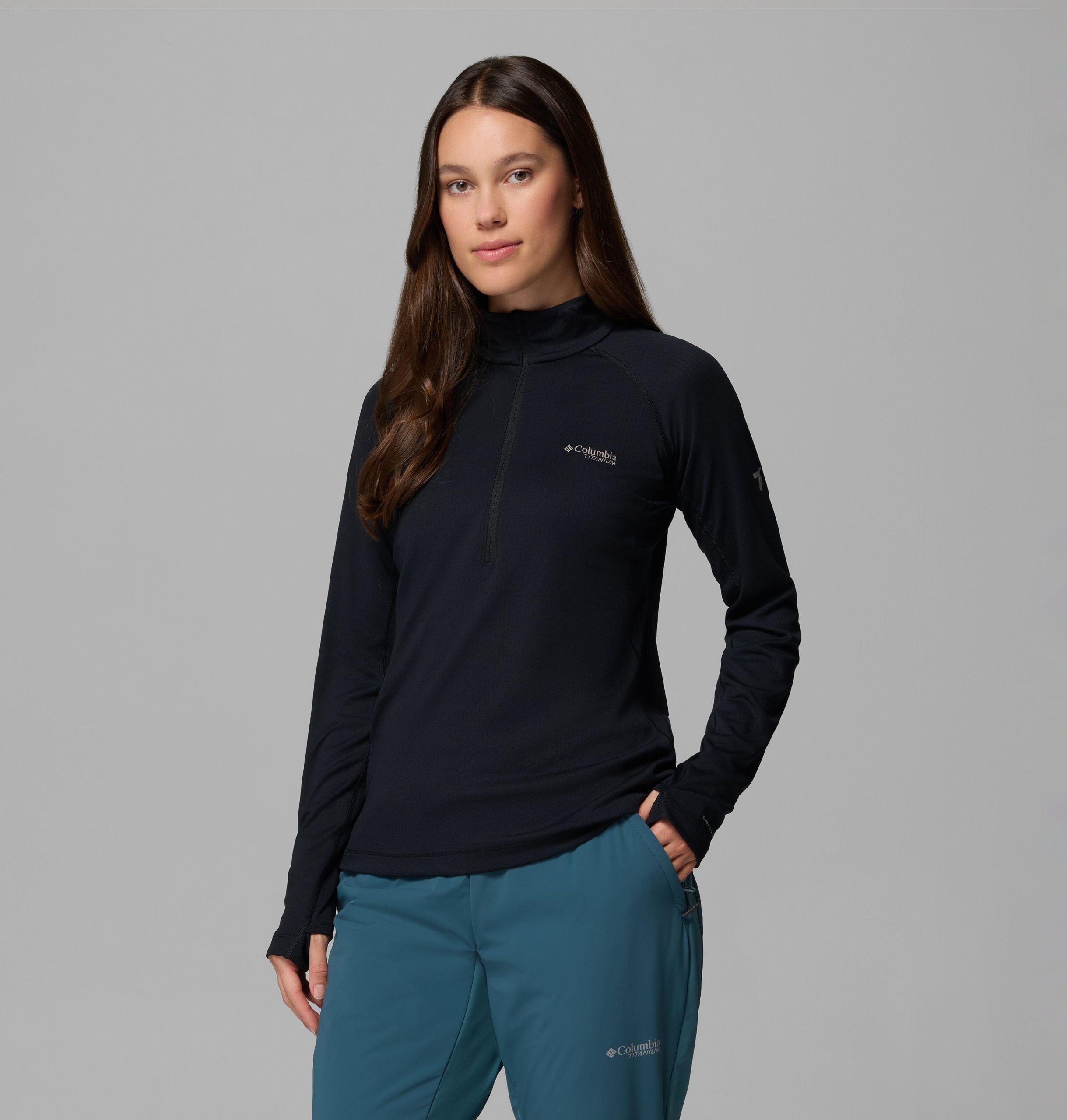 dames driventure half zip shirt