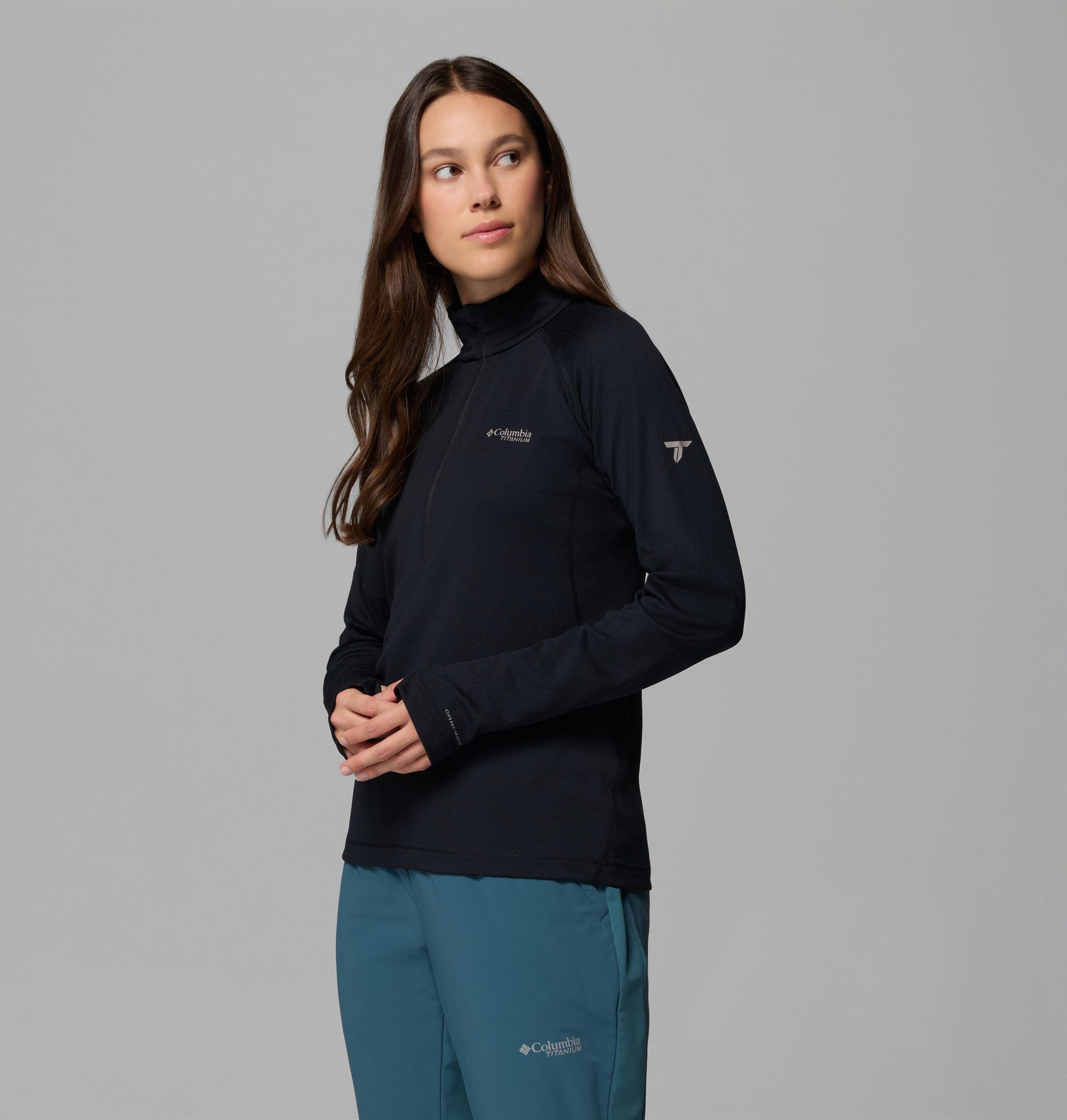 dames driventure half zip shirt