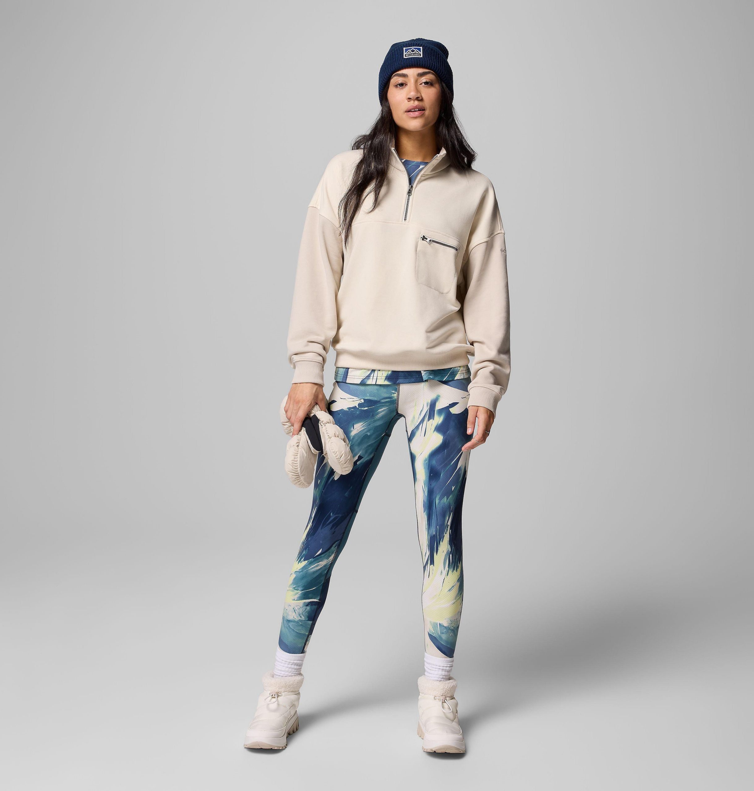 dames bugasweat half zip pullover