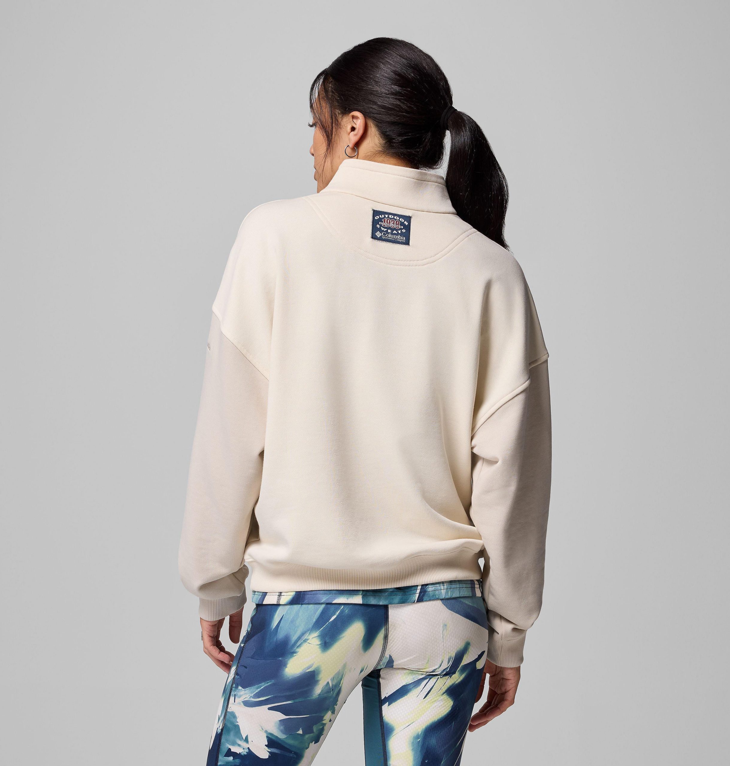dames bugasweat half zip pullover