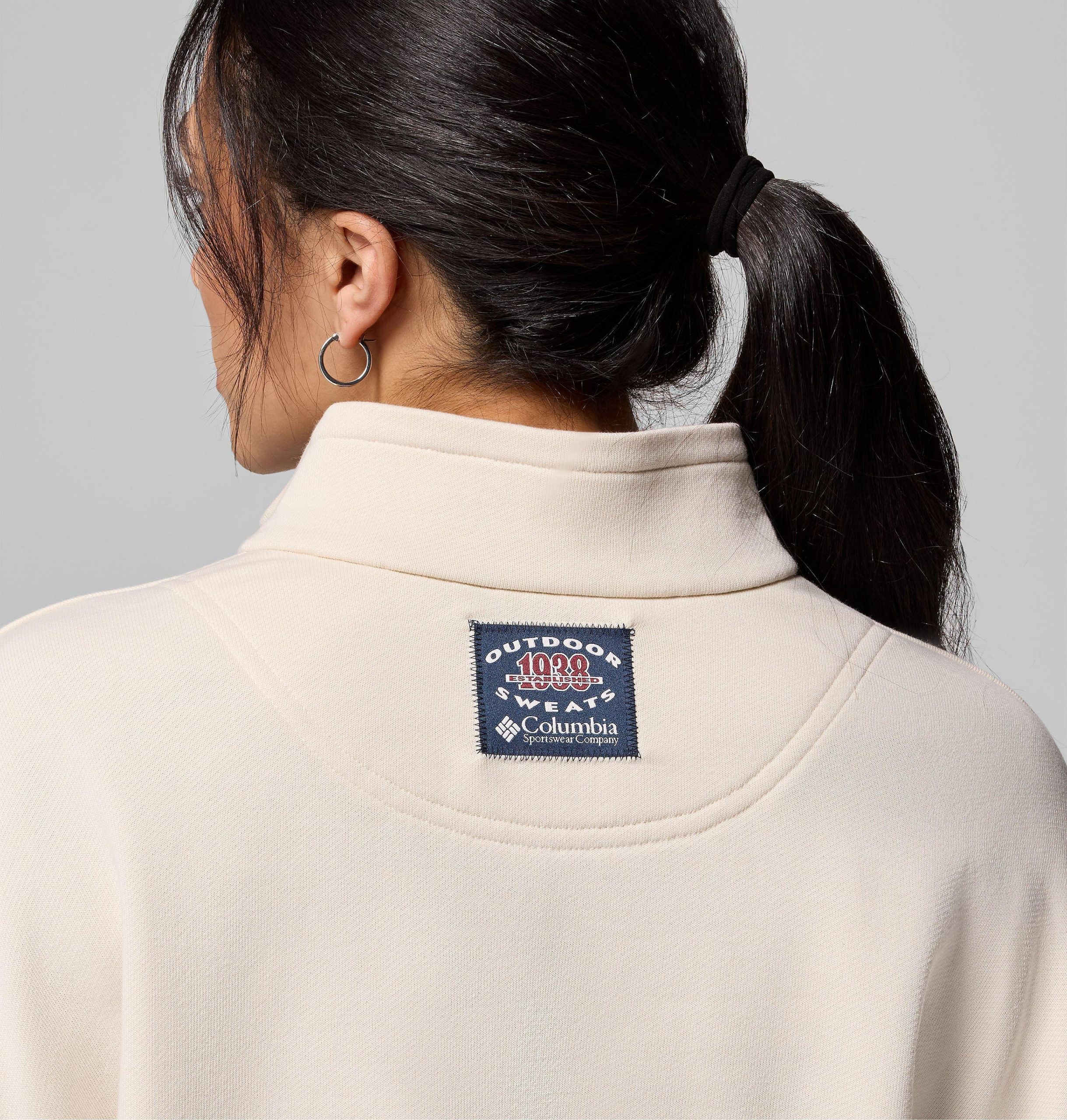 dames bugasweat half zip pullover