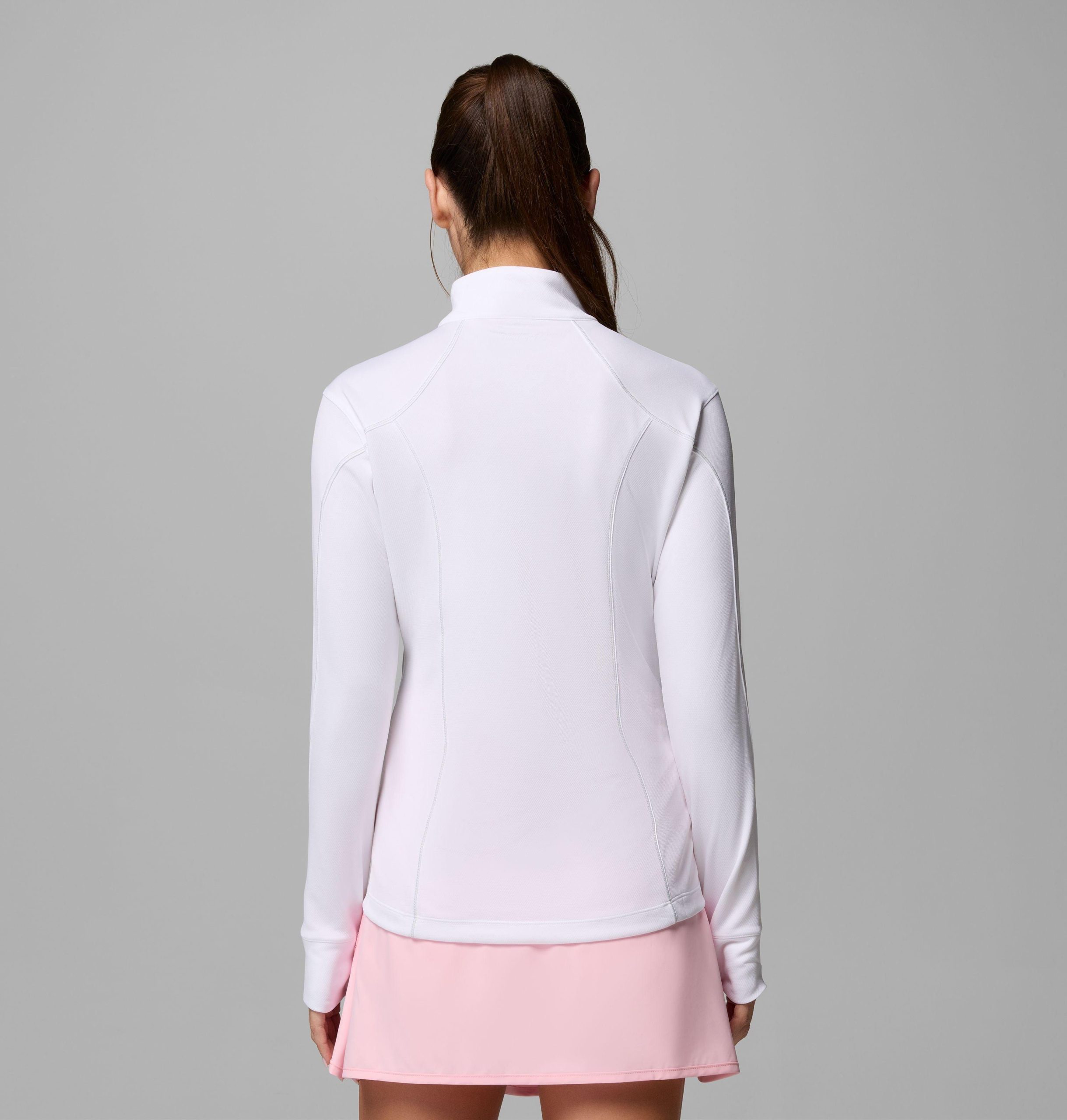 dames omni-wick shotgun quarter zip 2.0 pullover