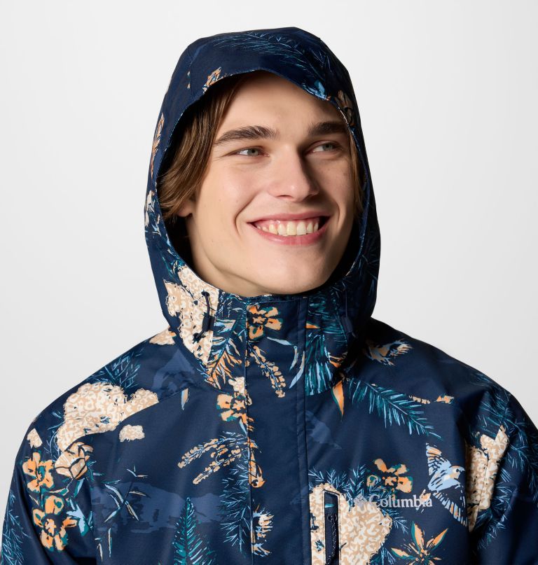 men hikebound ii printed jacket
