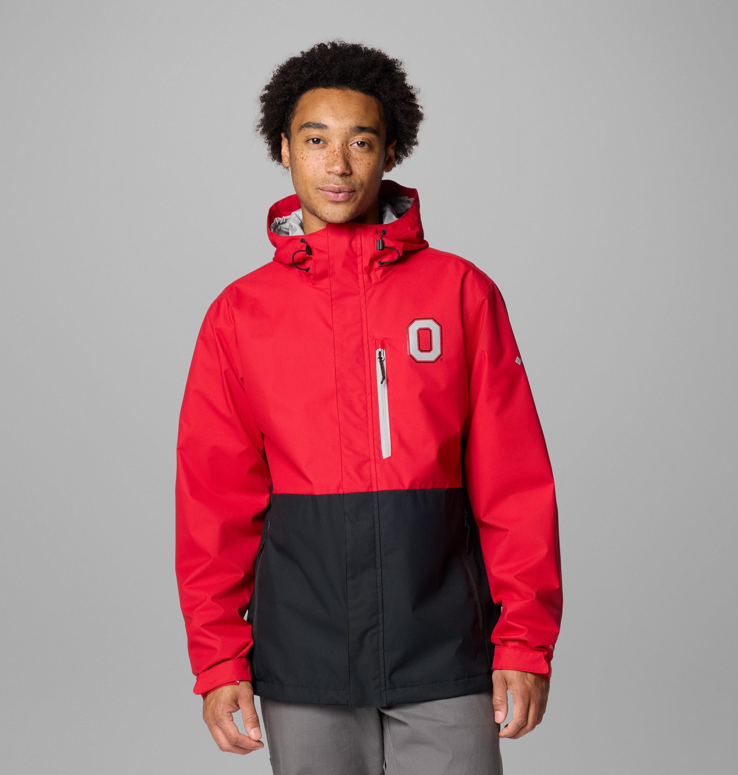 heren collegejack met veldbeschermende look - ohio