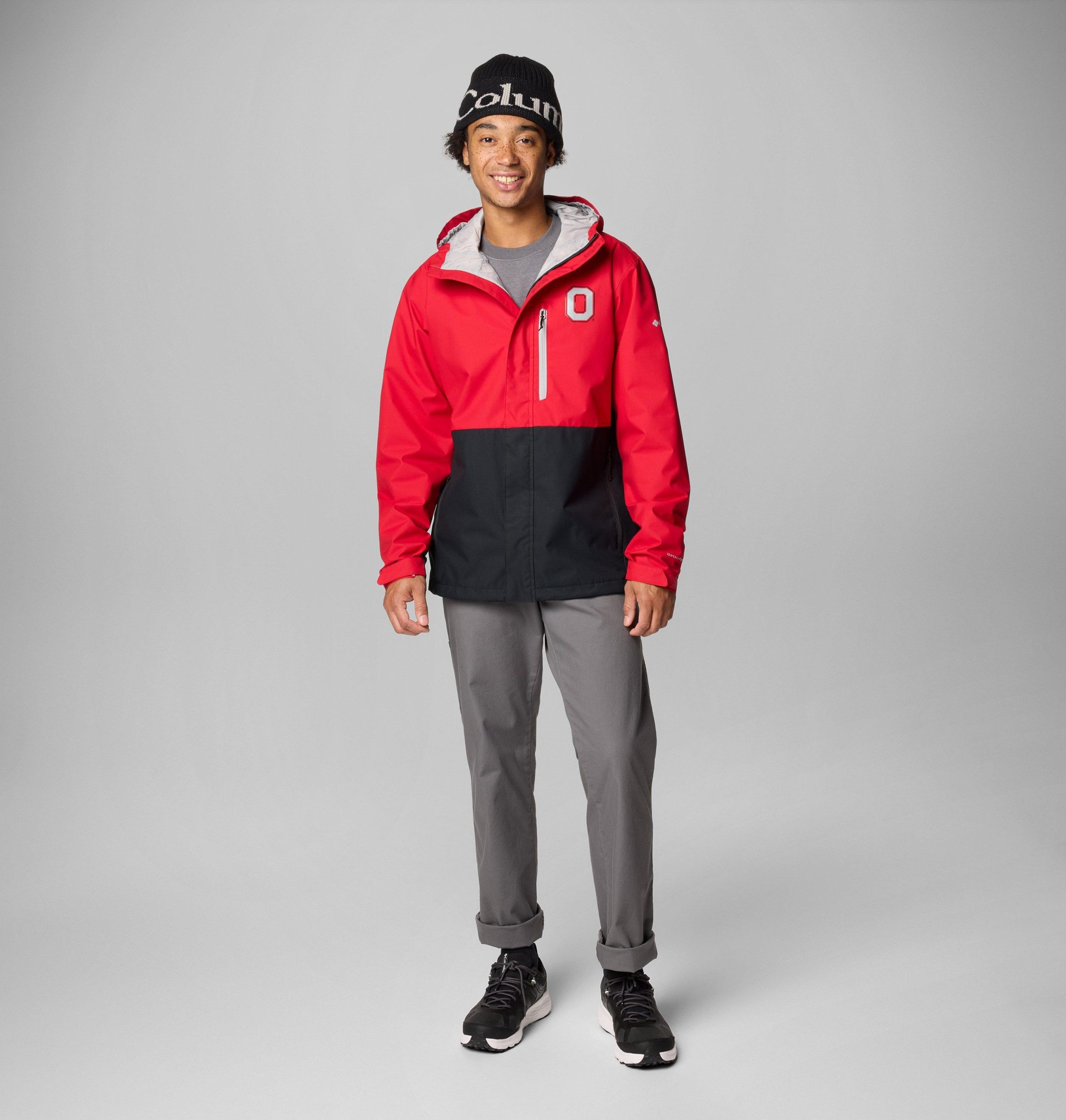 heren collegejack met veldbeschermende look - ohio