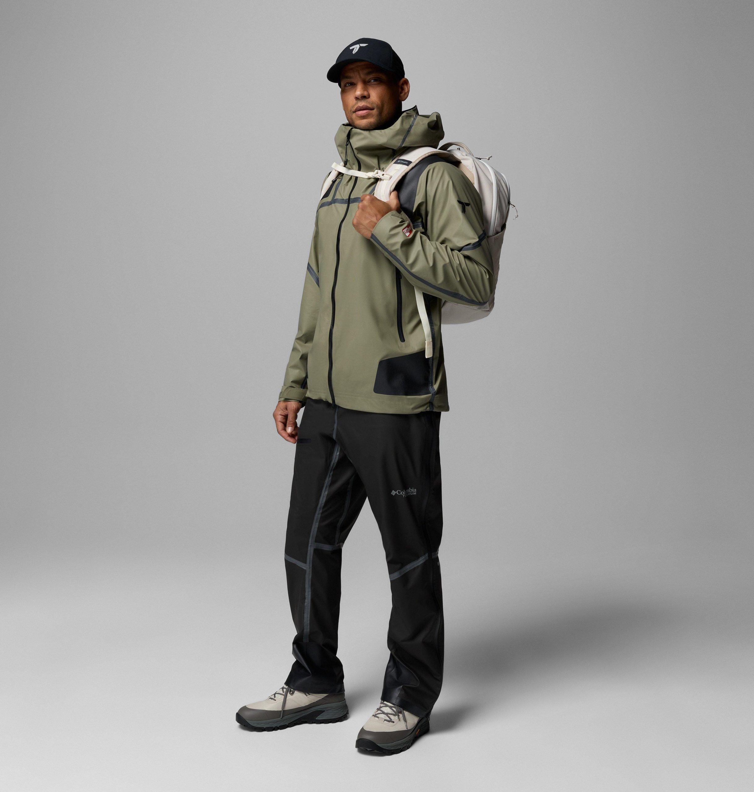 heren whistler peak shell jas