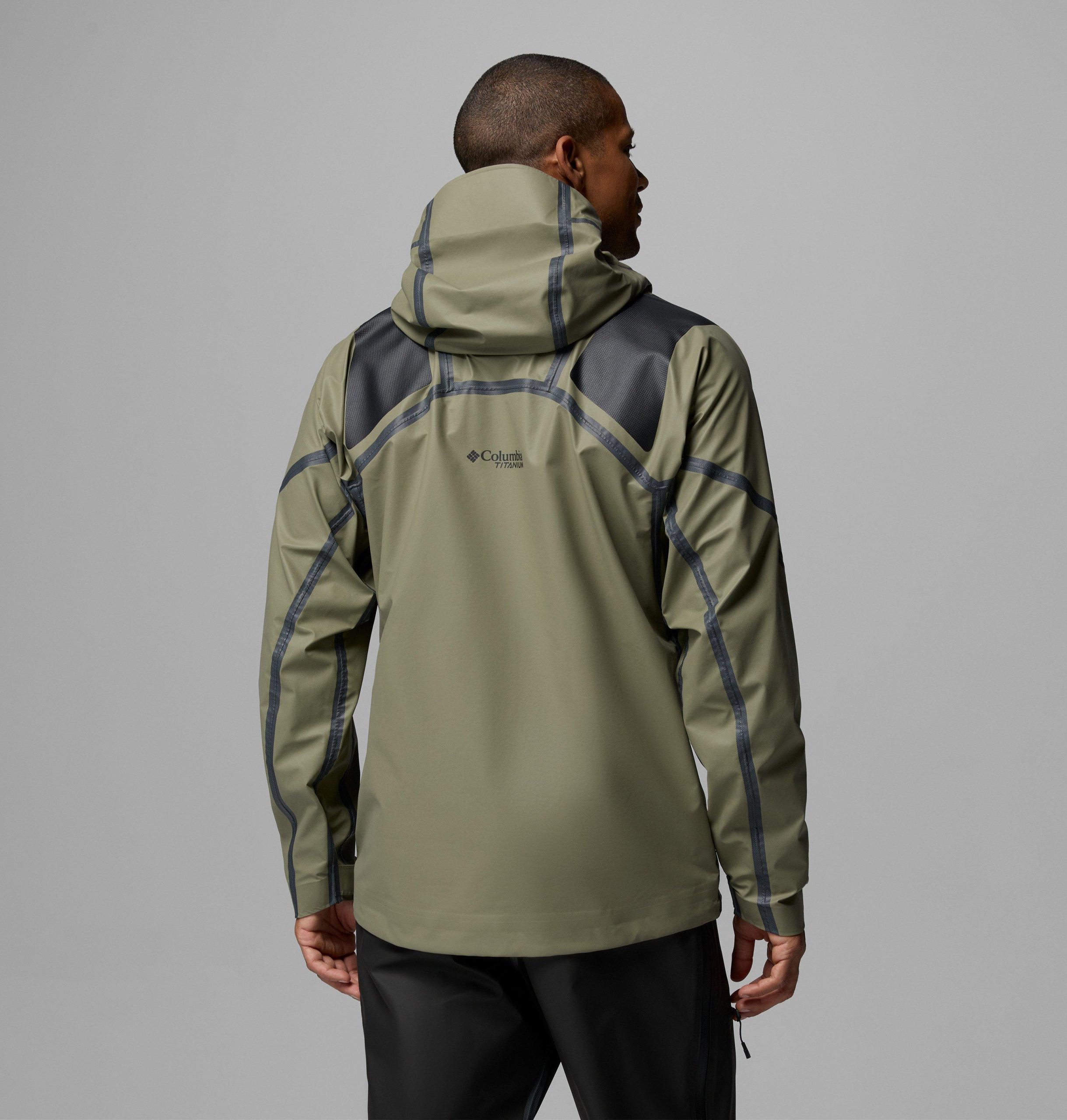 heren whistler peak shell jas