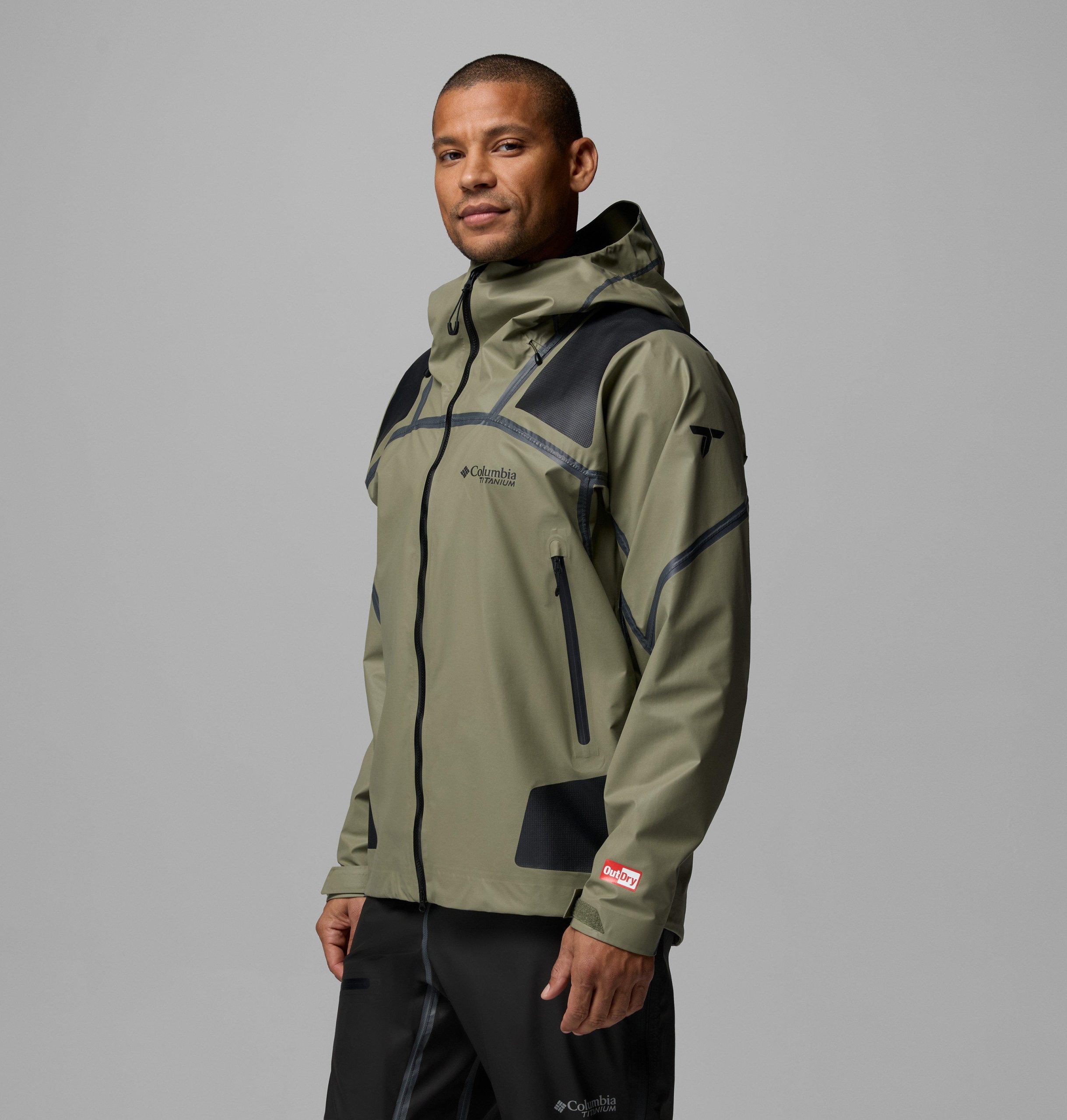 heren whistler peak shell jas