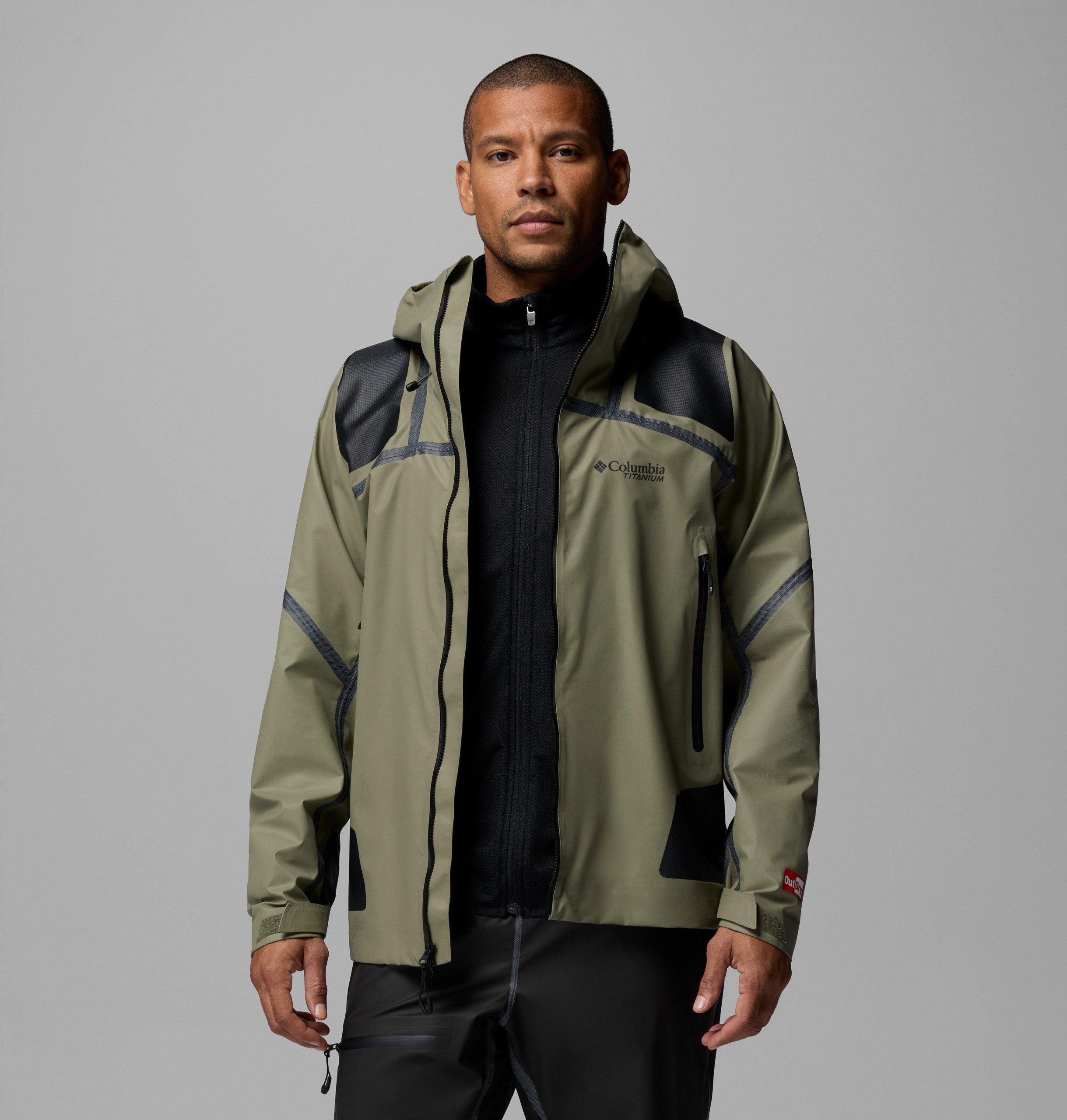 heren whistler peak shell jas