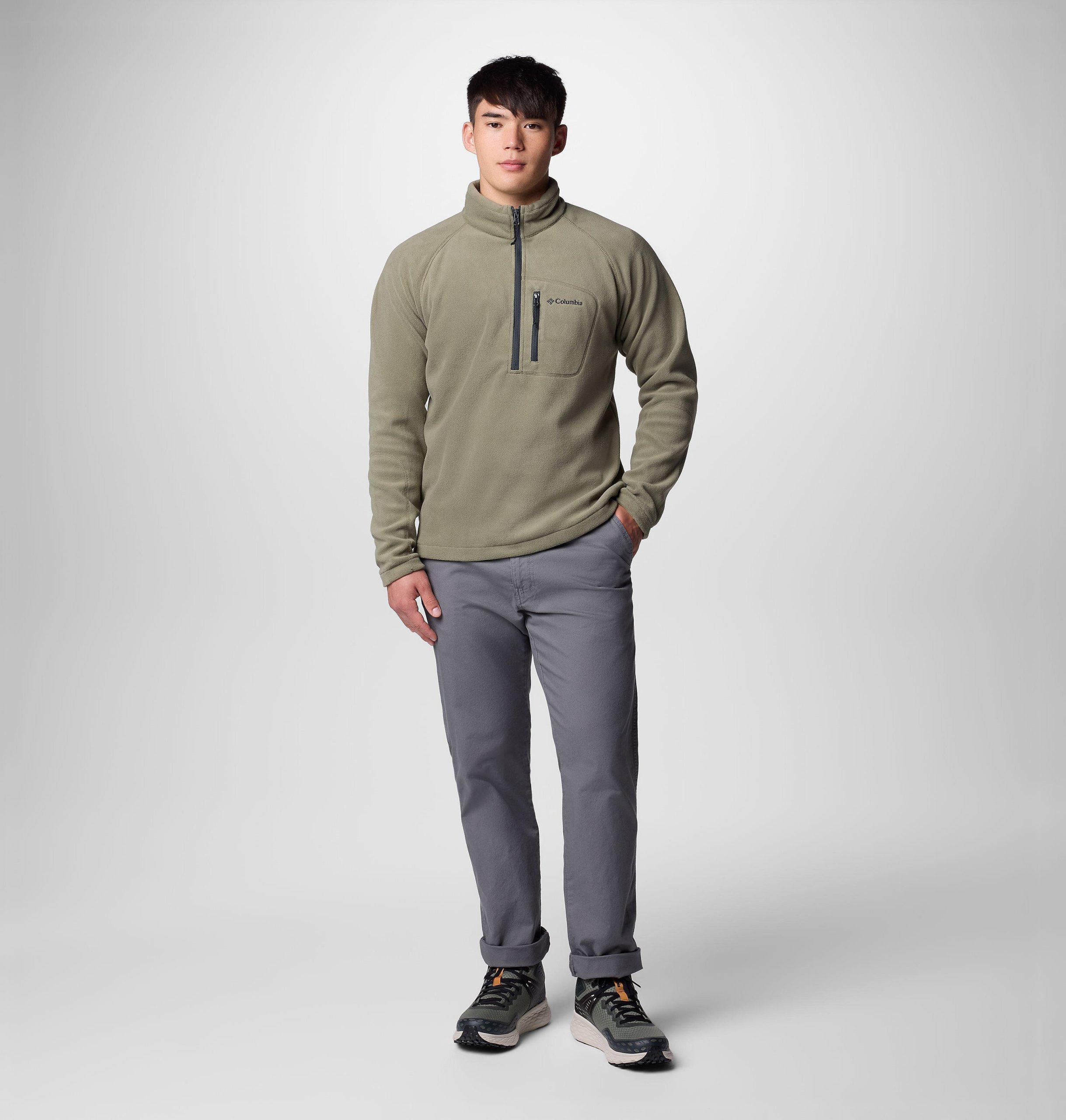 heren fast trek iii fleece trui met halve rits