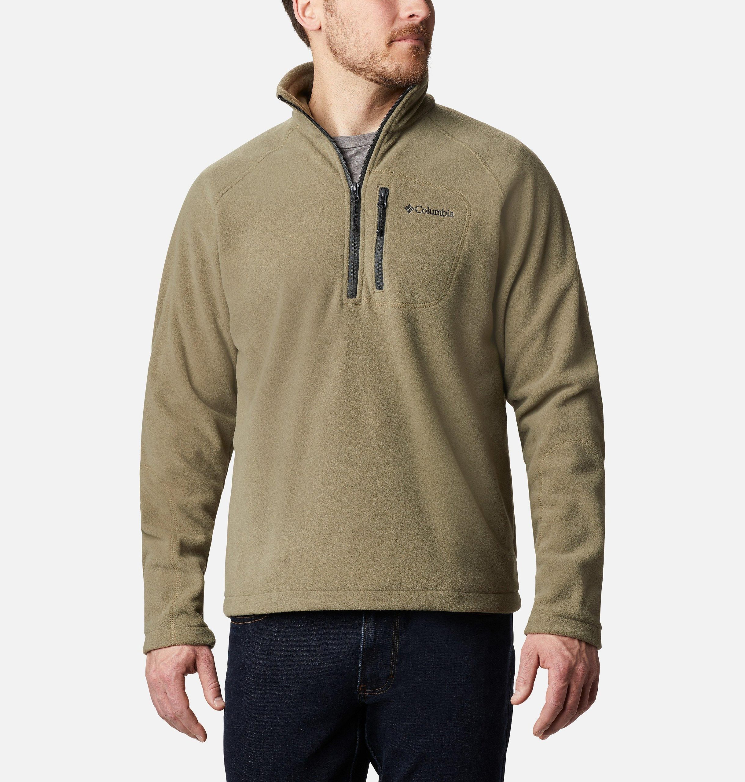 heren fast trek iii half zip fleece pullover - lang
