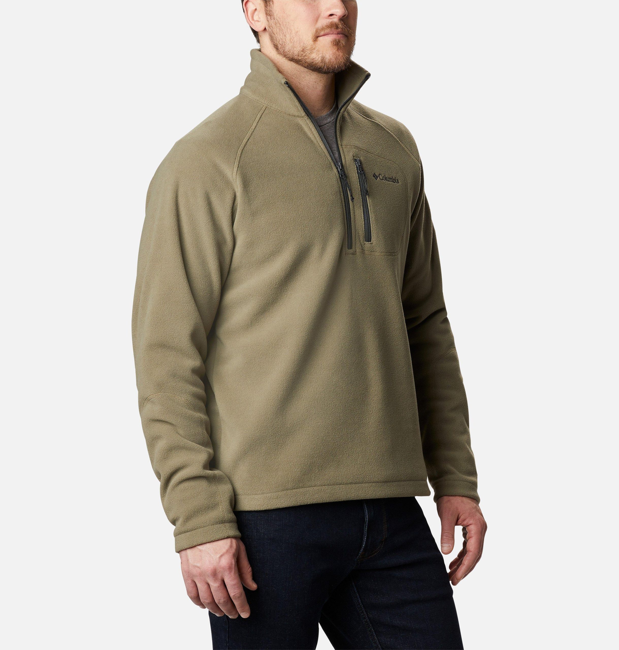 heren fast trek iii half zip fleece pullover - lang