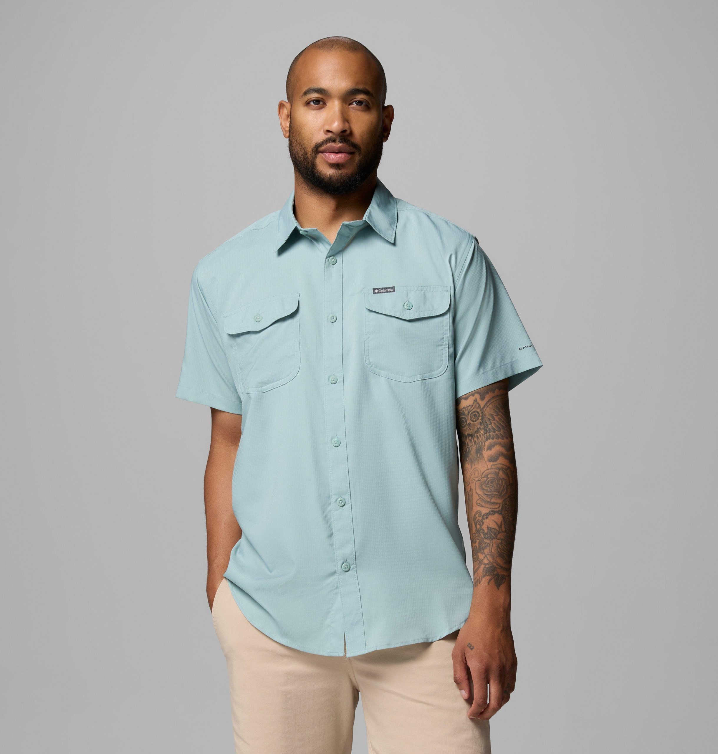 heren utilizer ii effen shirt met korte mouwen