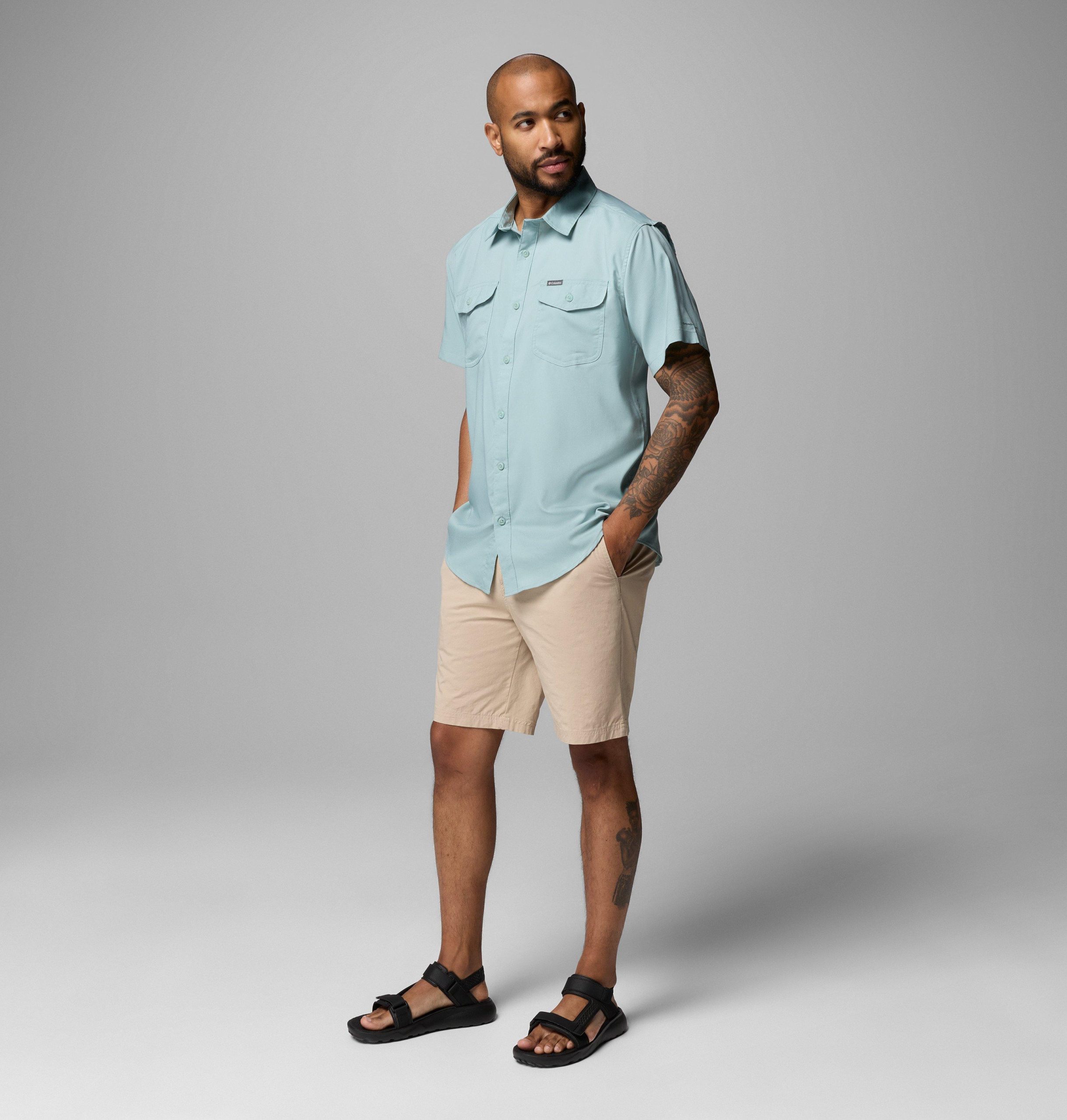heren utilizer ii effen shirt met korte mouwen
