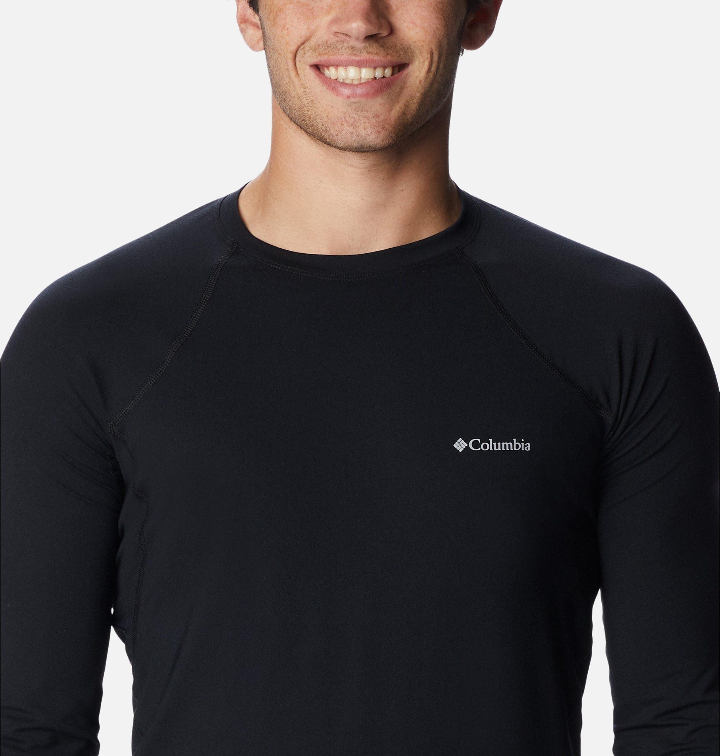 omni-heat midweight baselayer crew voor heren - lang
