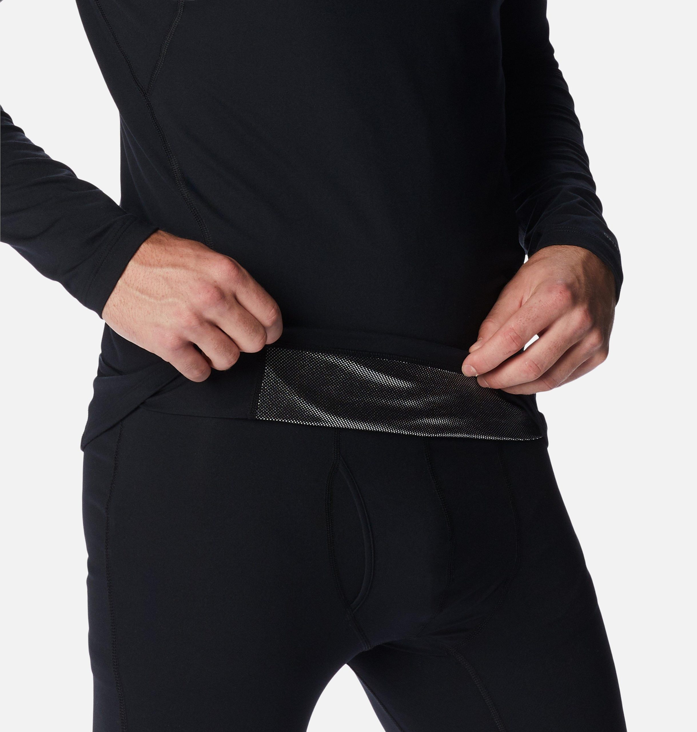 omni-heat midweight baselayer crew voor heren - lang