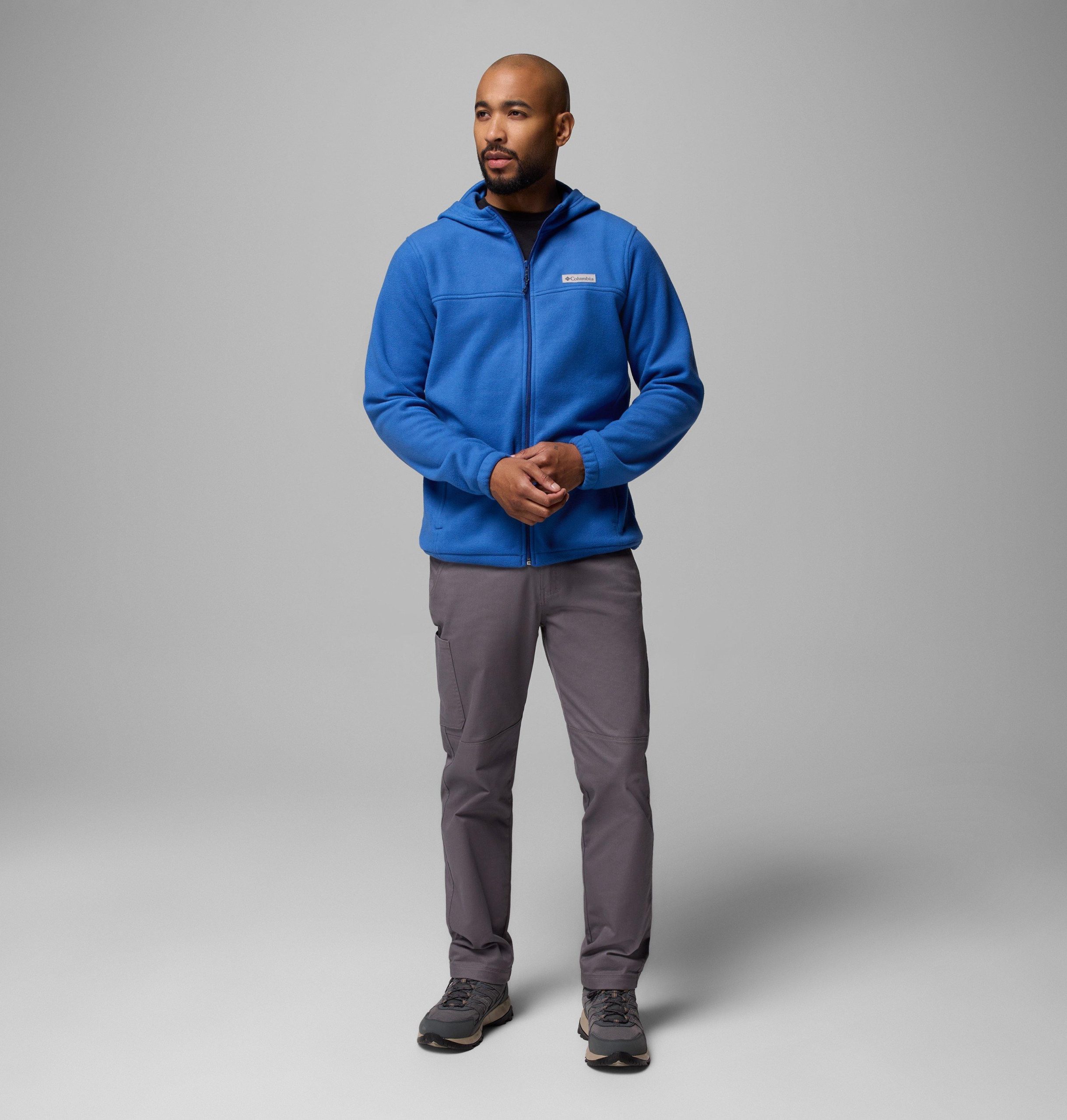 heren steens mountain fleece hoodie met volledige ritssluiting