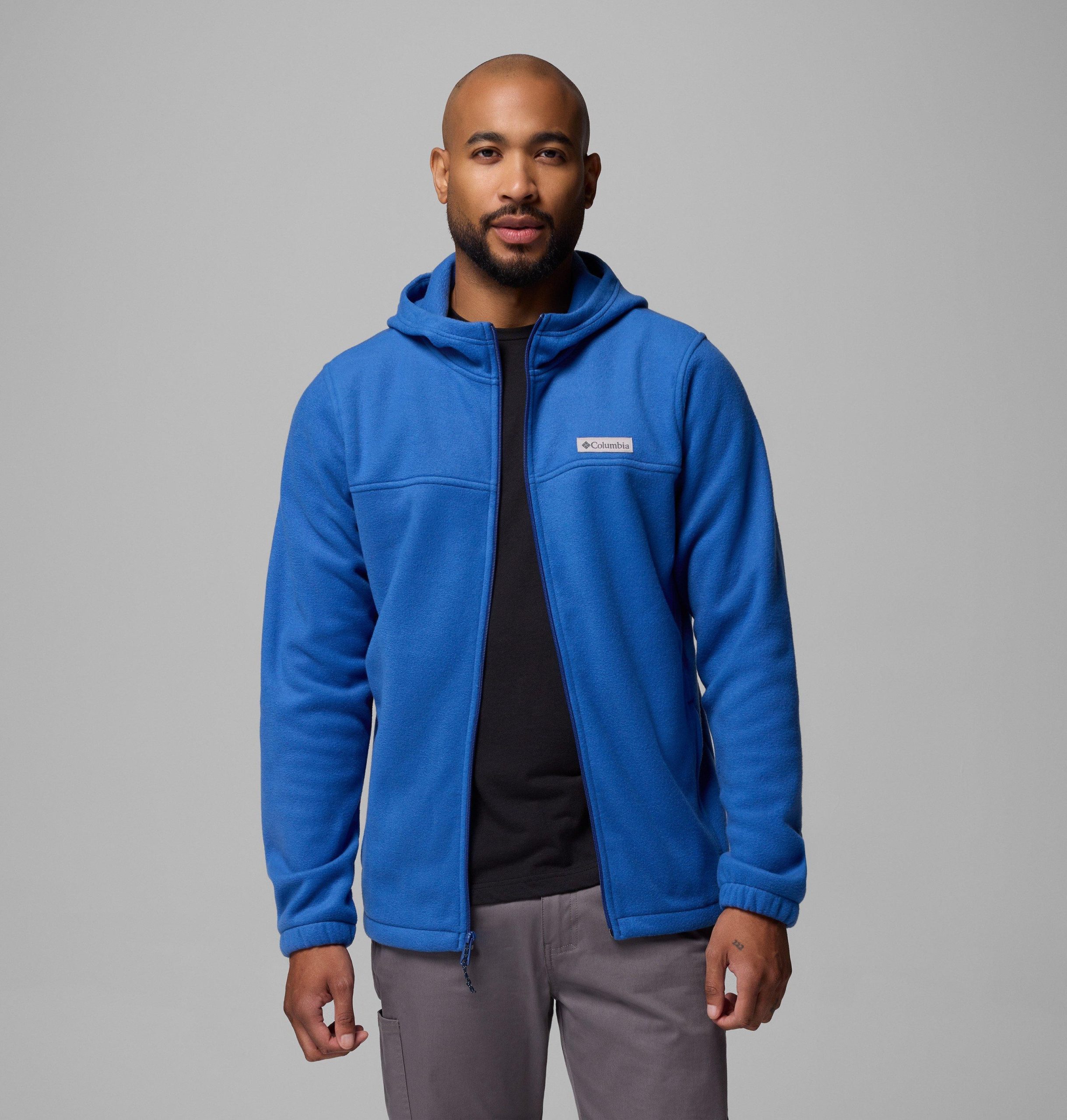 heren steens mountain fleece hoodie met volledige ritssluiting