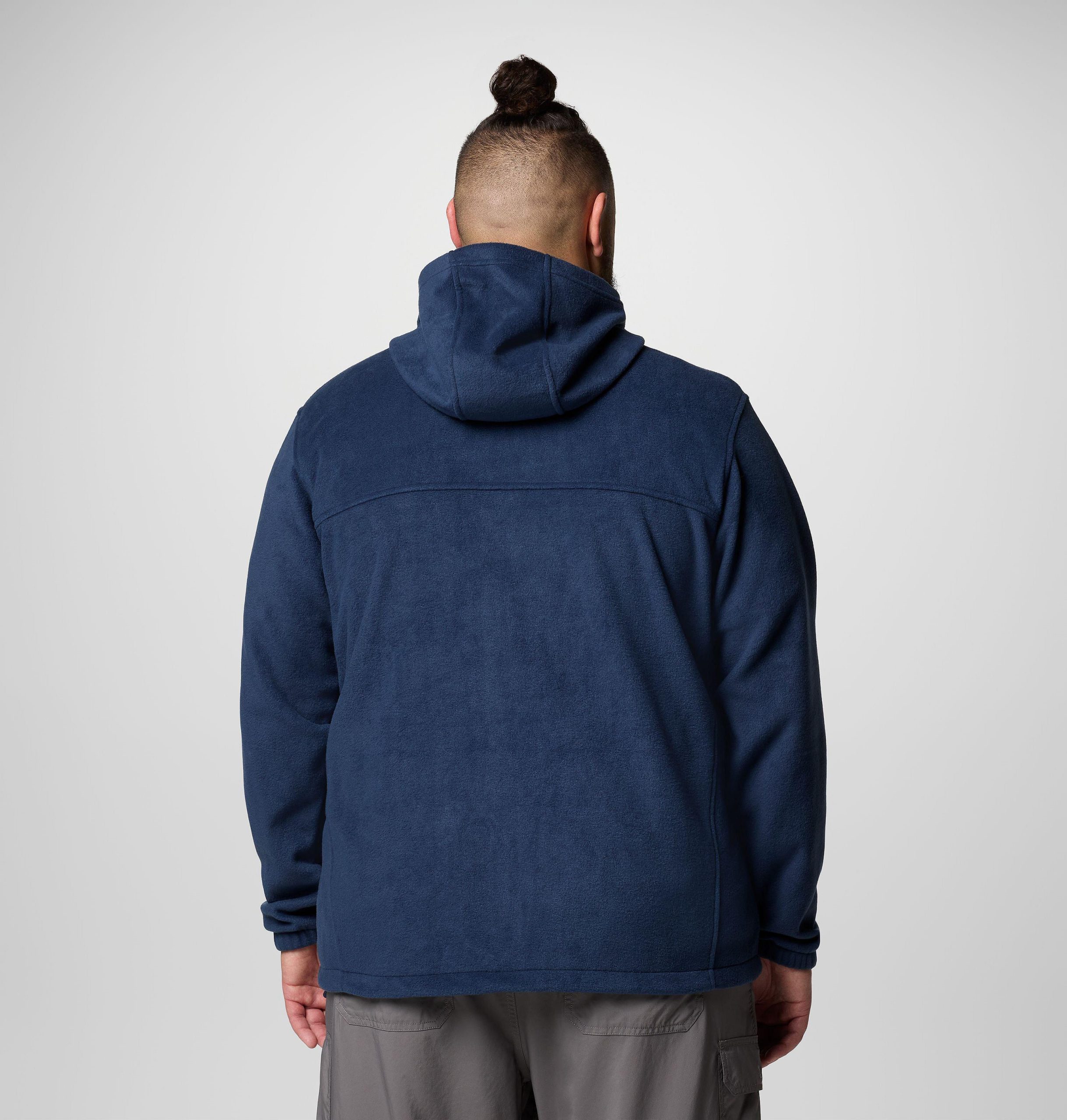 heren steens mountain fleece hoodie met volledige ritssluiting - groot