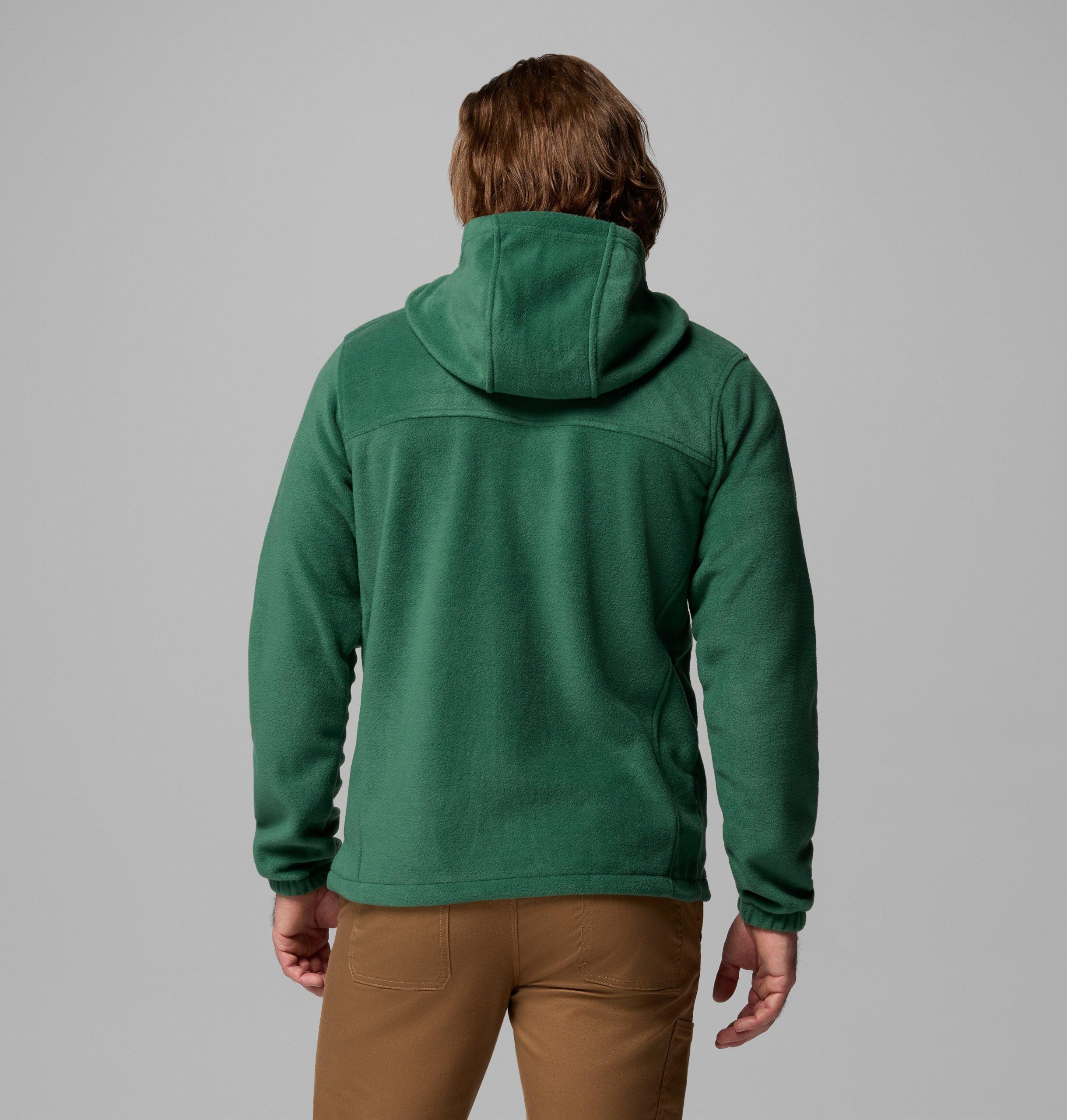 heren steens mountain fleece hoodie met volledige ritssluiting - lang