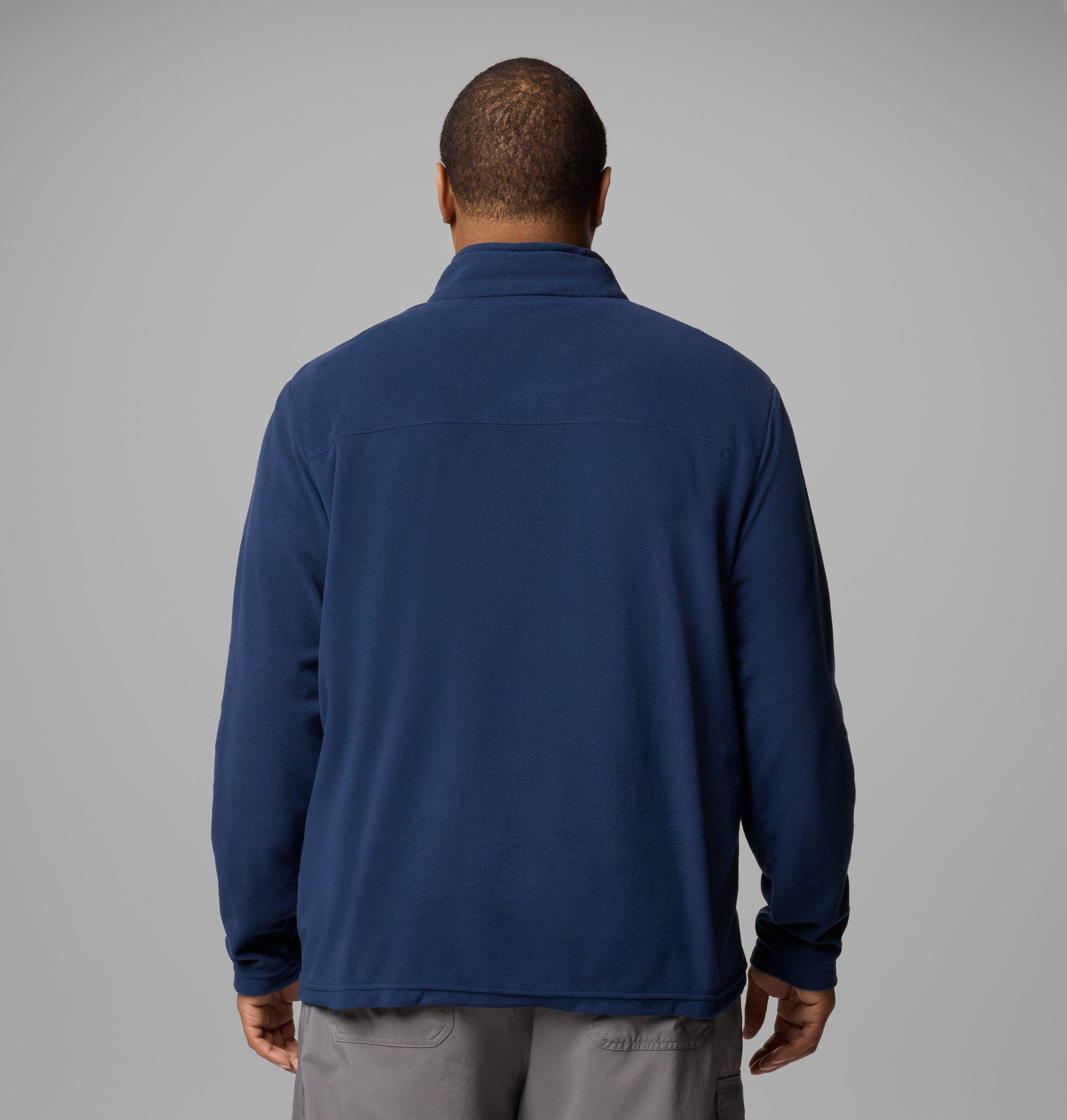 heren lake aloha fleece trui met halve rits - groot