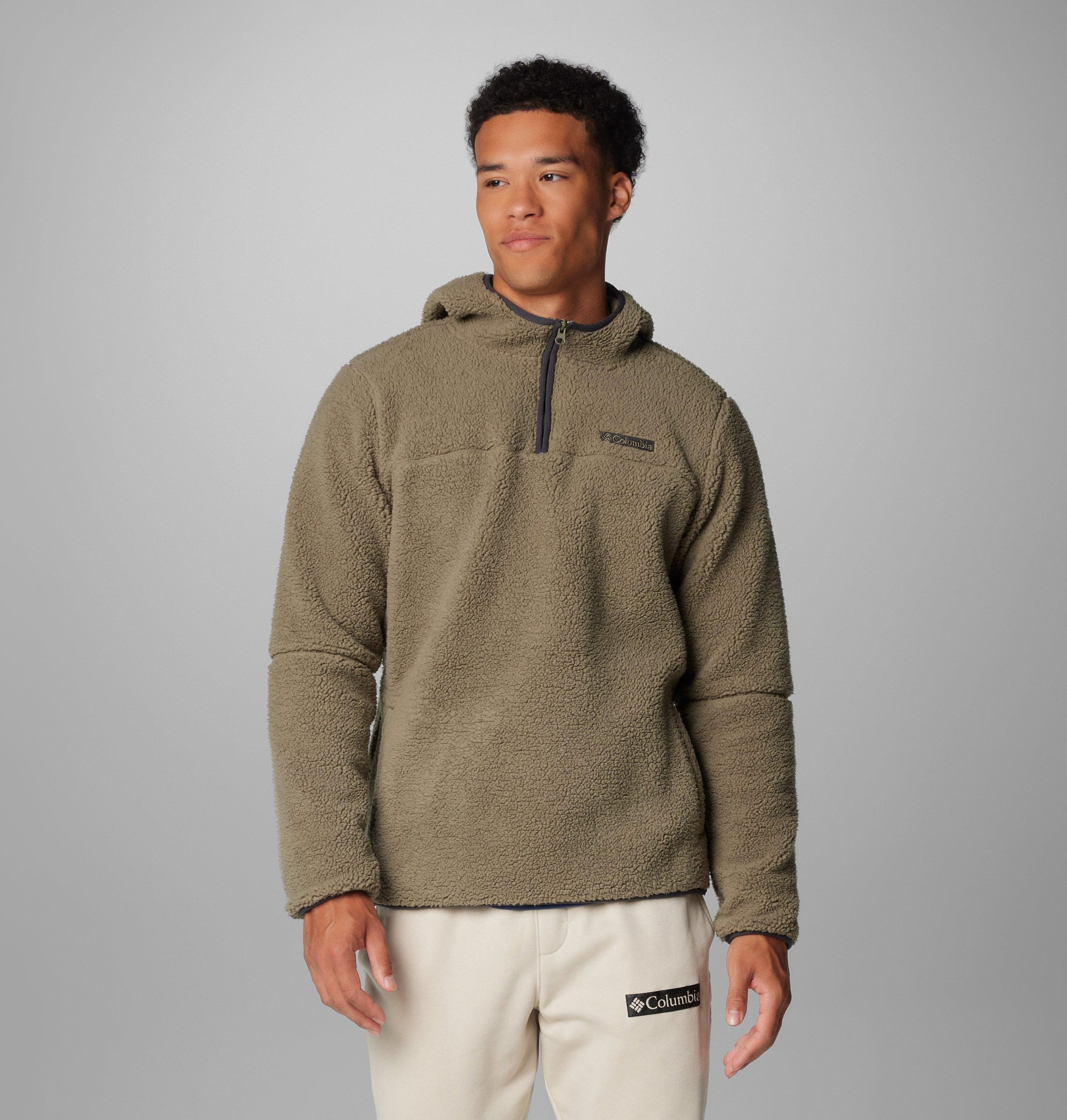 heren rugged ridge iii sherpa pullover hoodie