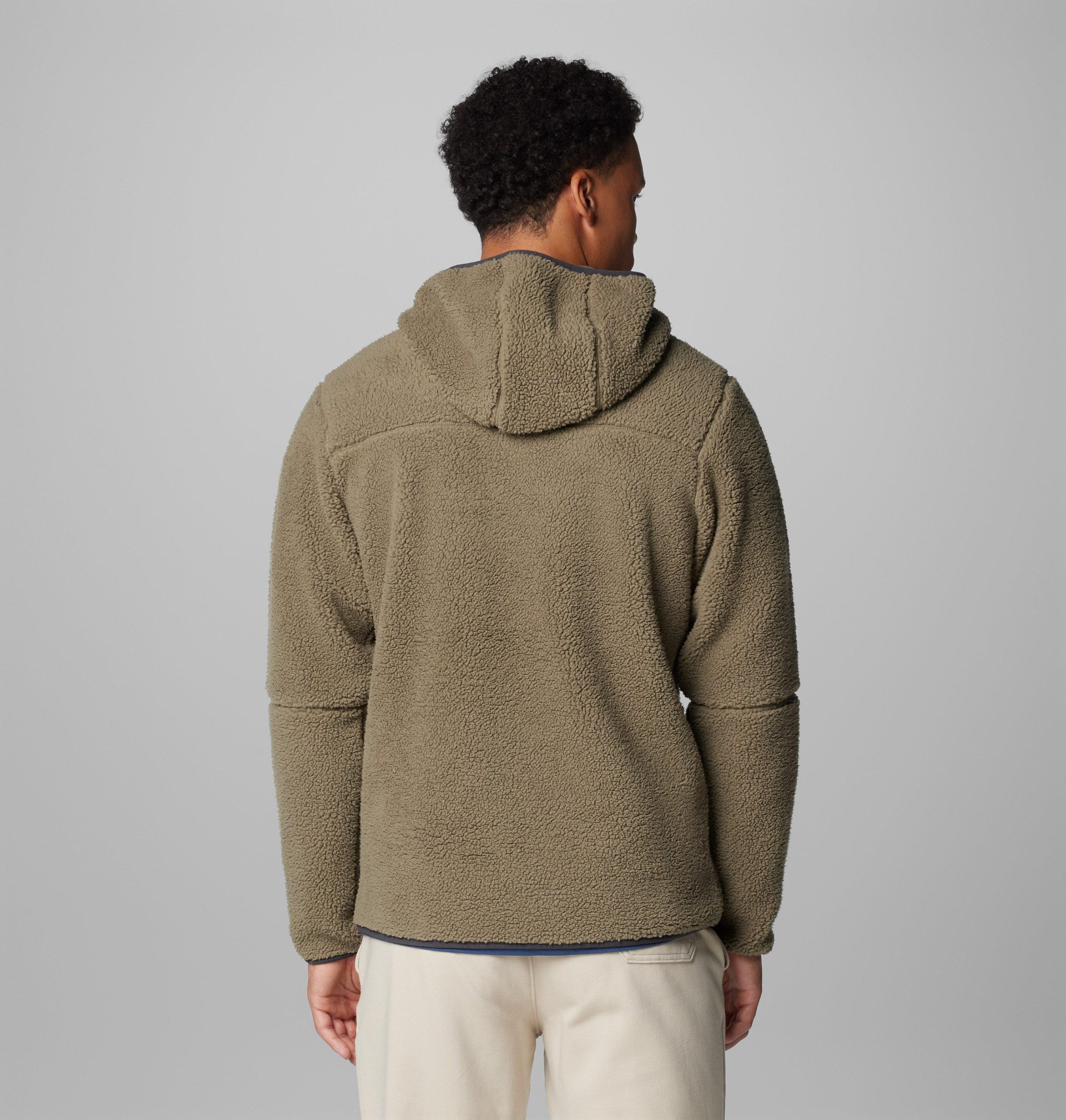 heren rugged ridge iii sherpa pullover hoodie