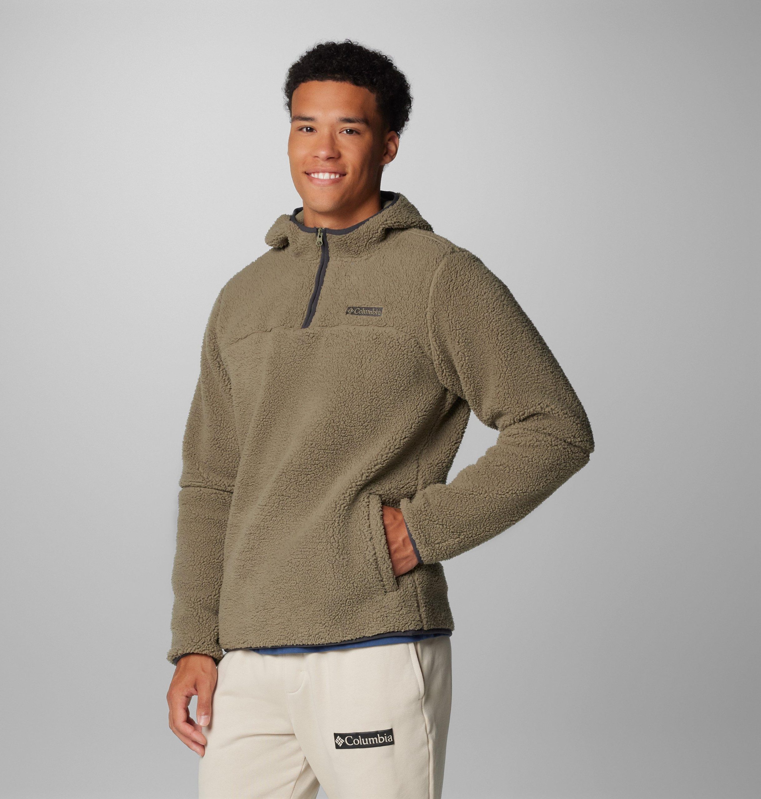 heren rugged ridge iii sherpa pullover hoodie