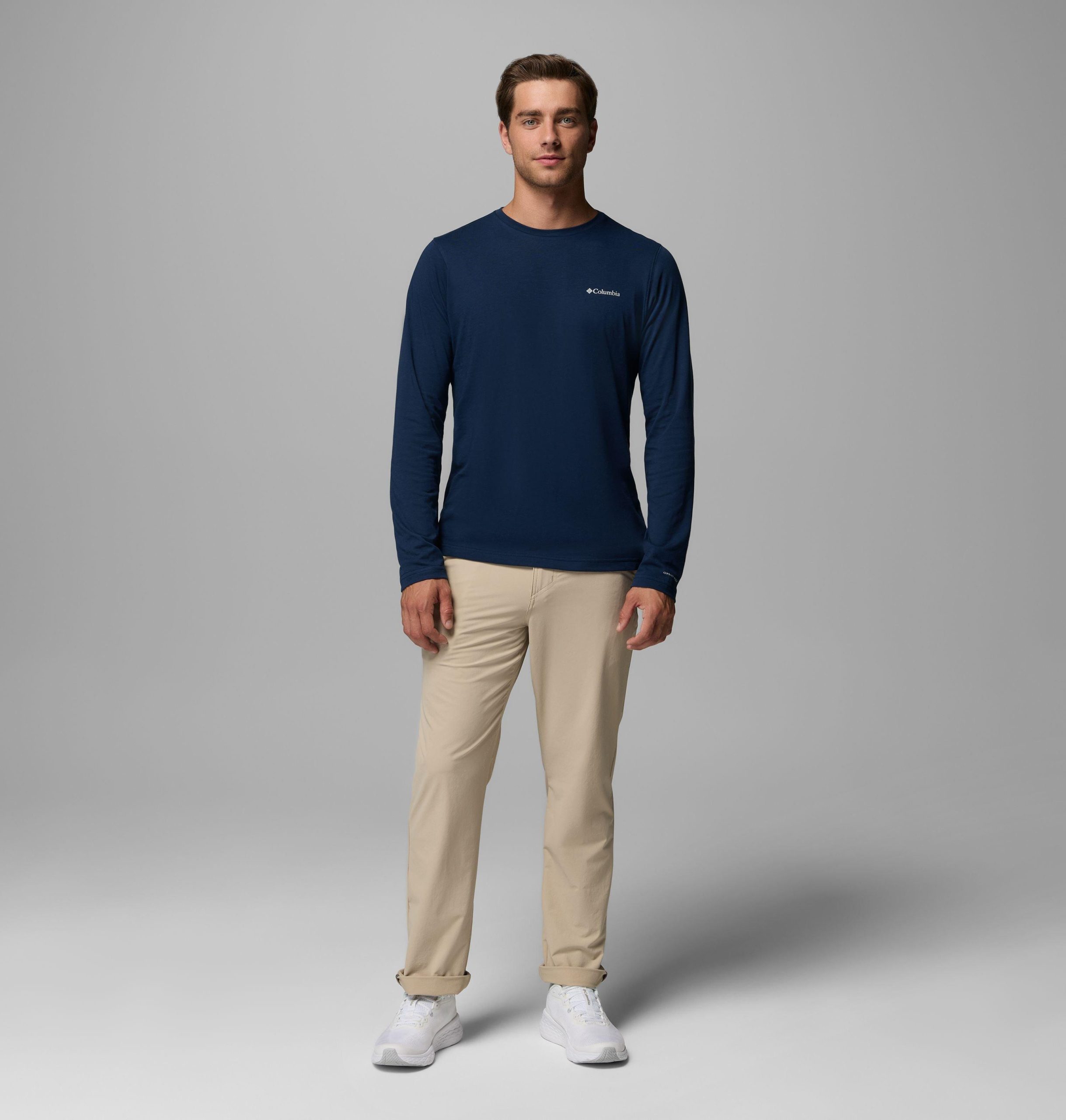 heren thistletown hills t-shirt met lange mouwen en ronde hals