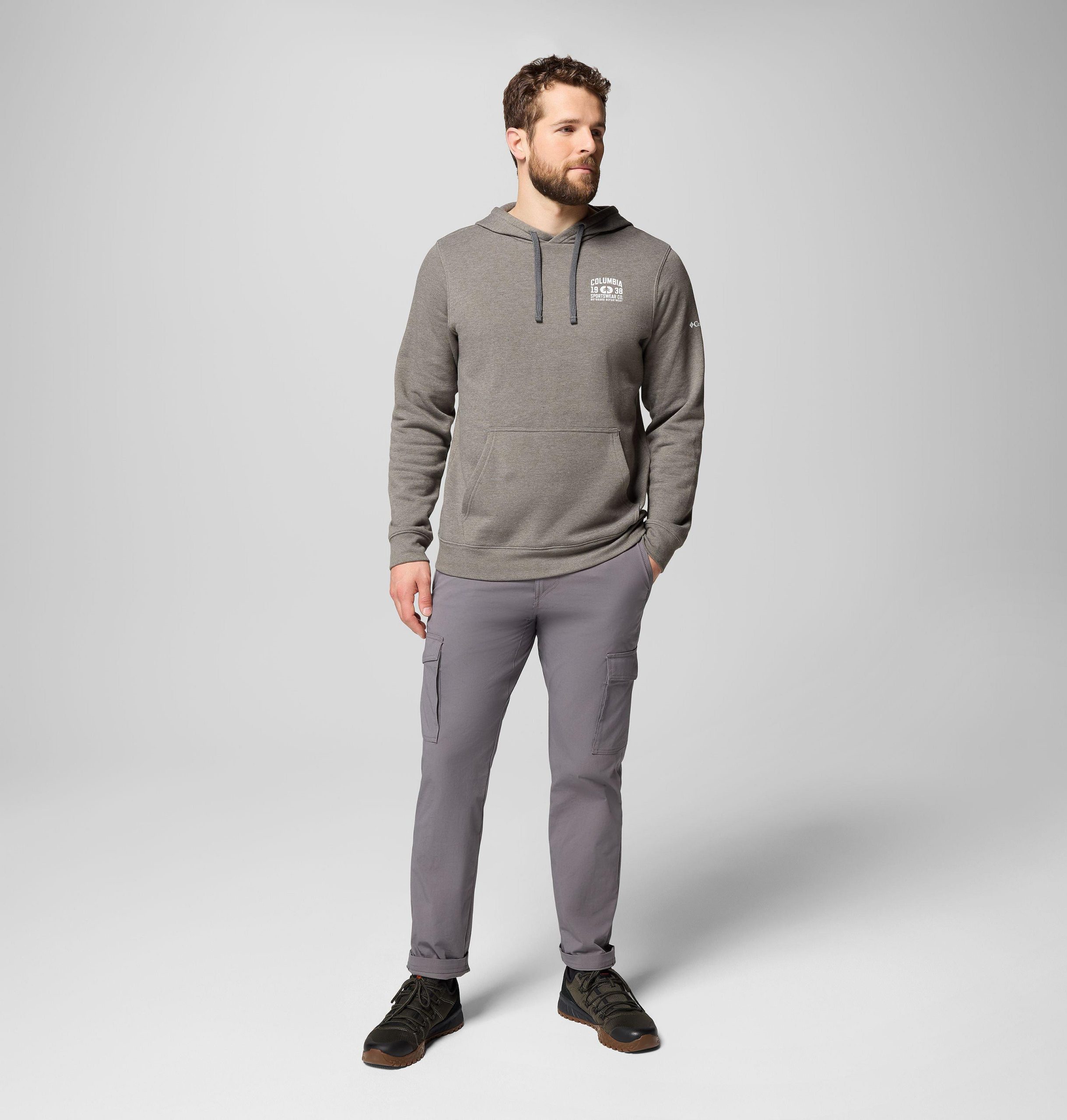heren columbia trek graphic hoodie