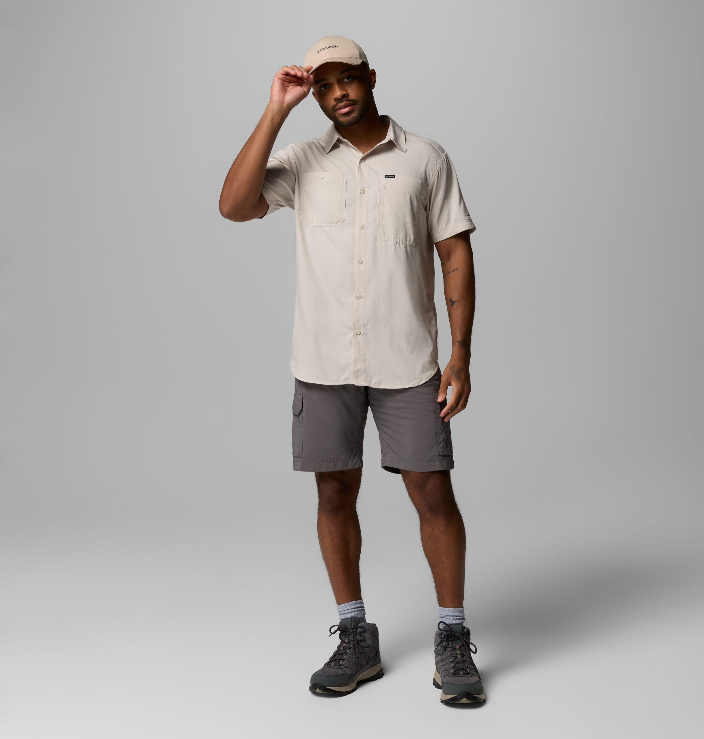 heren silver ridge utility lite t-shirt met korte mouwen