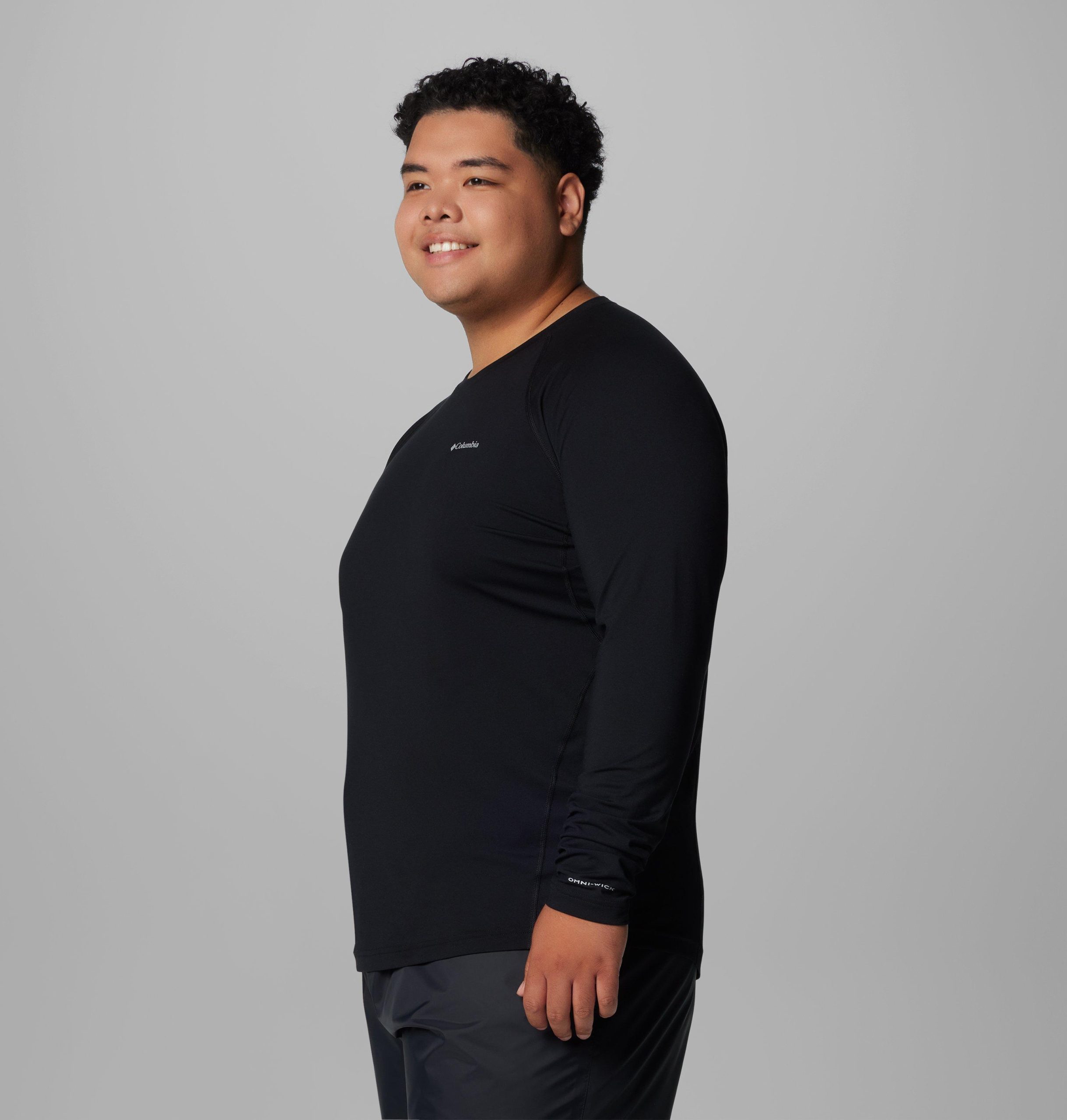 middelzwaar thermoshirt met ronde hals voor heren - maat large