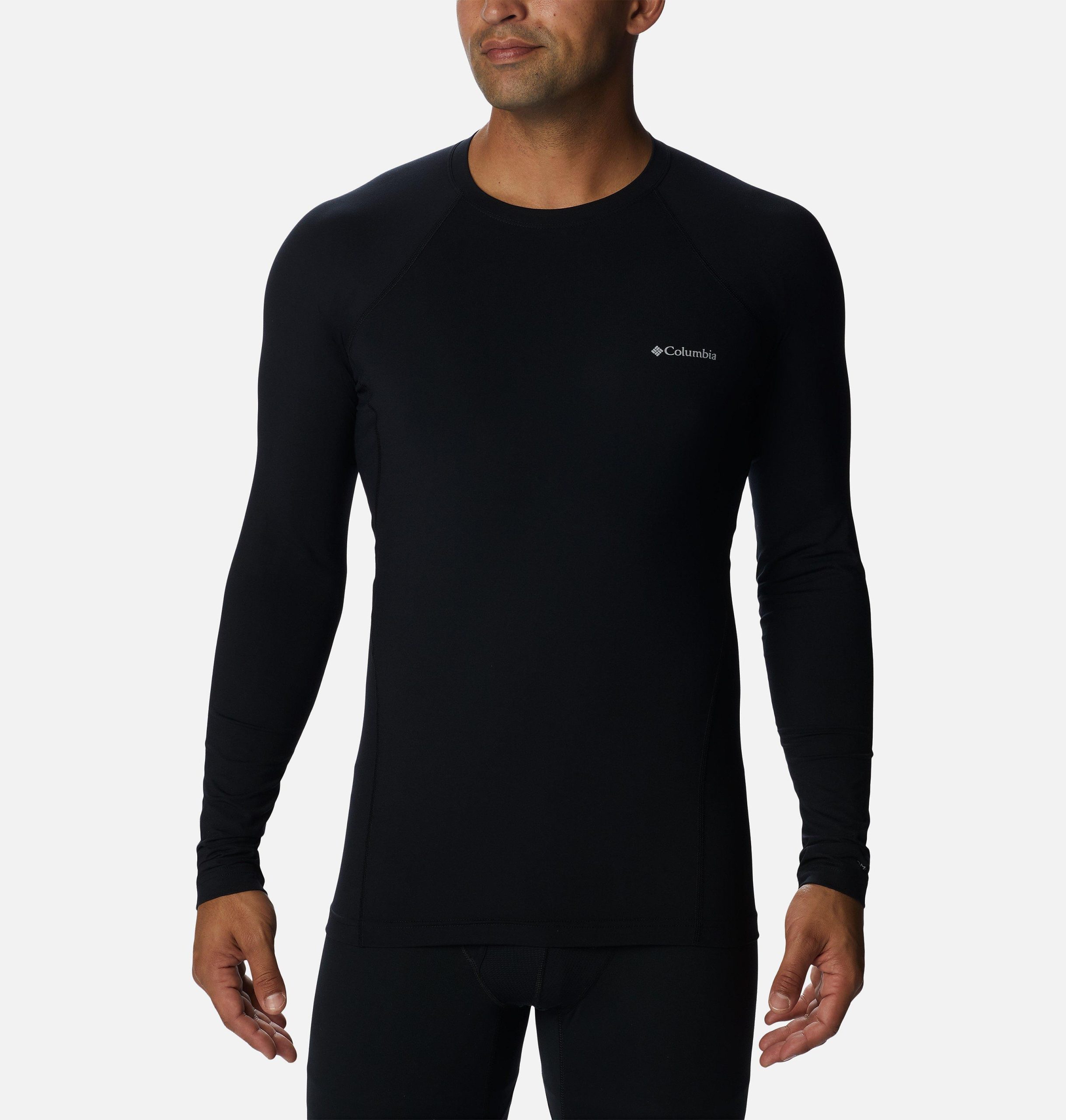 middelzwaar thermoshirt met ronde hals voor heren - lang