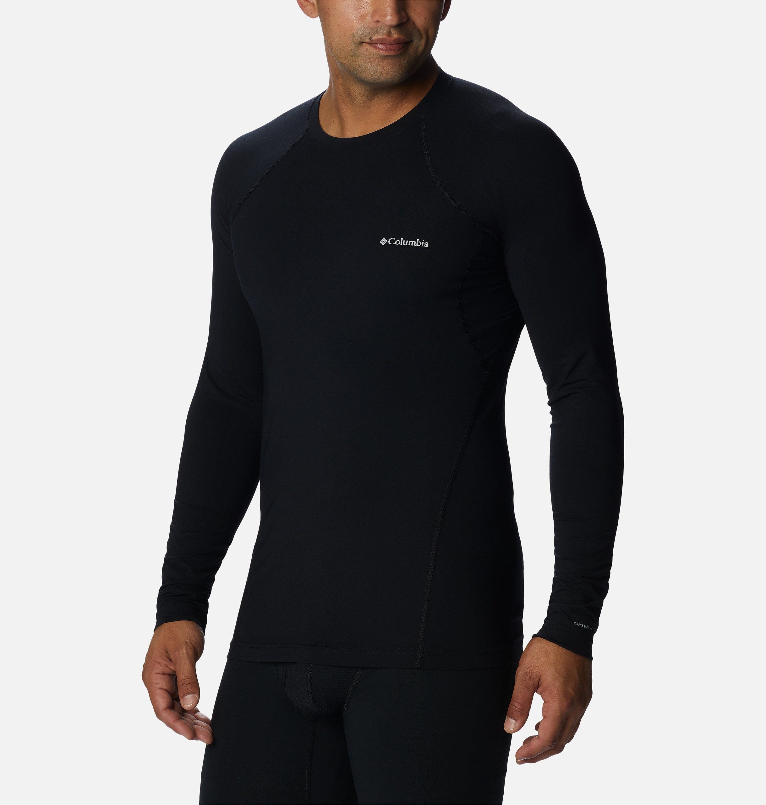 middelzwaar thermoshirt met ronde hals voor heren - lang