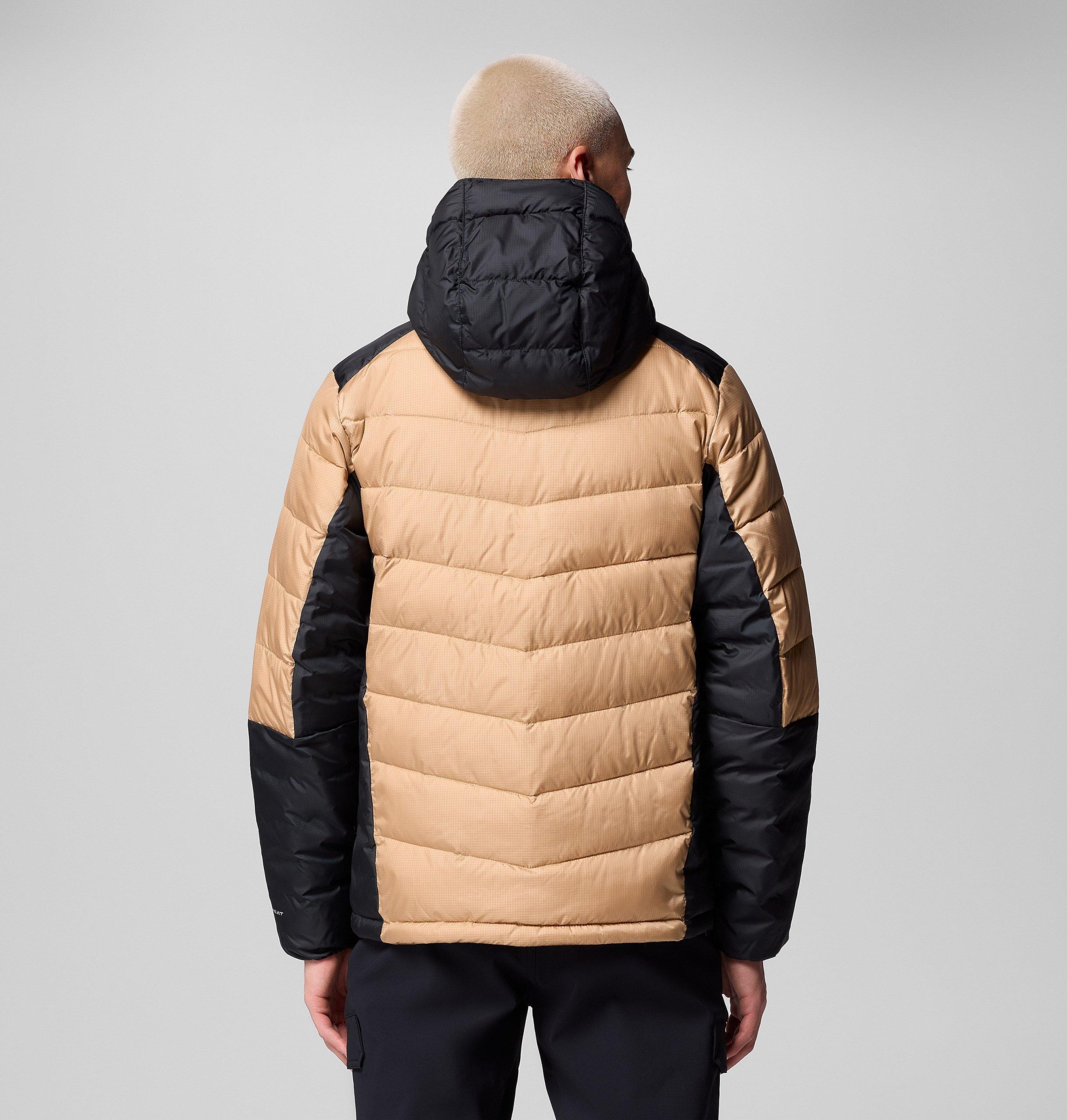 heren labyrinth loop ii hooded jacket - lang
