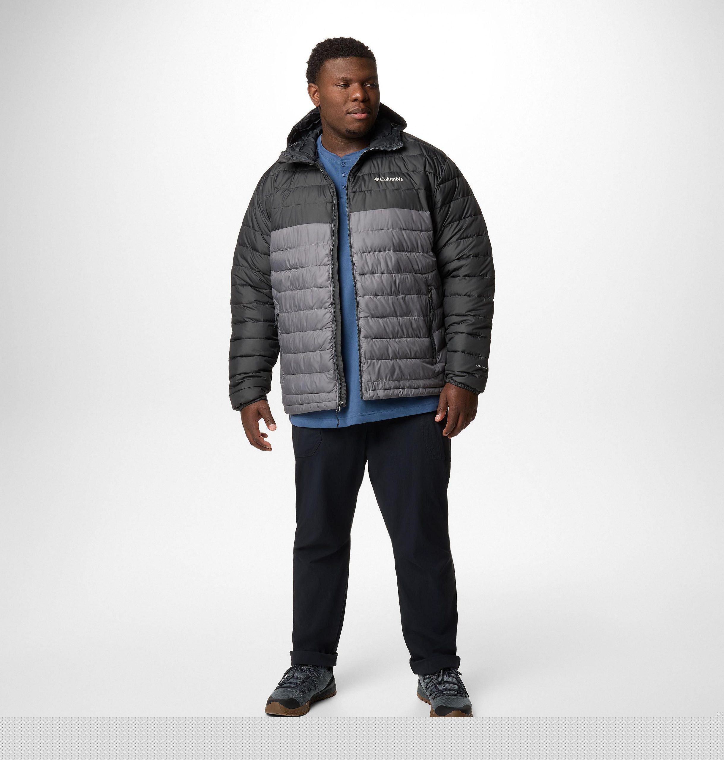 heren powder lite ii hooded jacket - groot